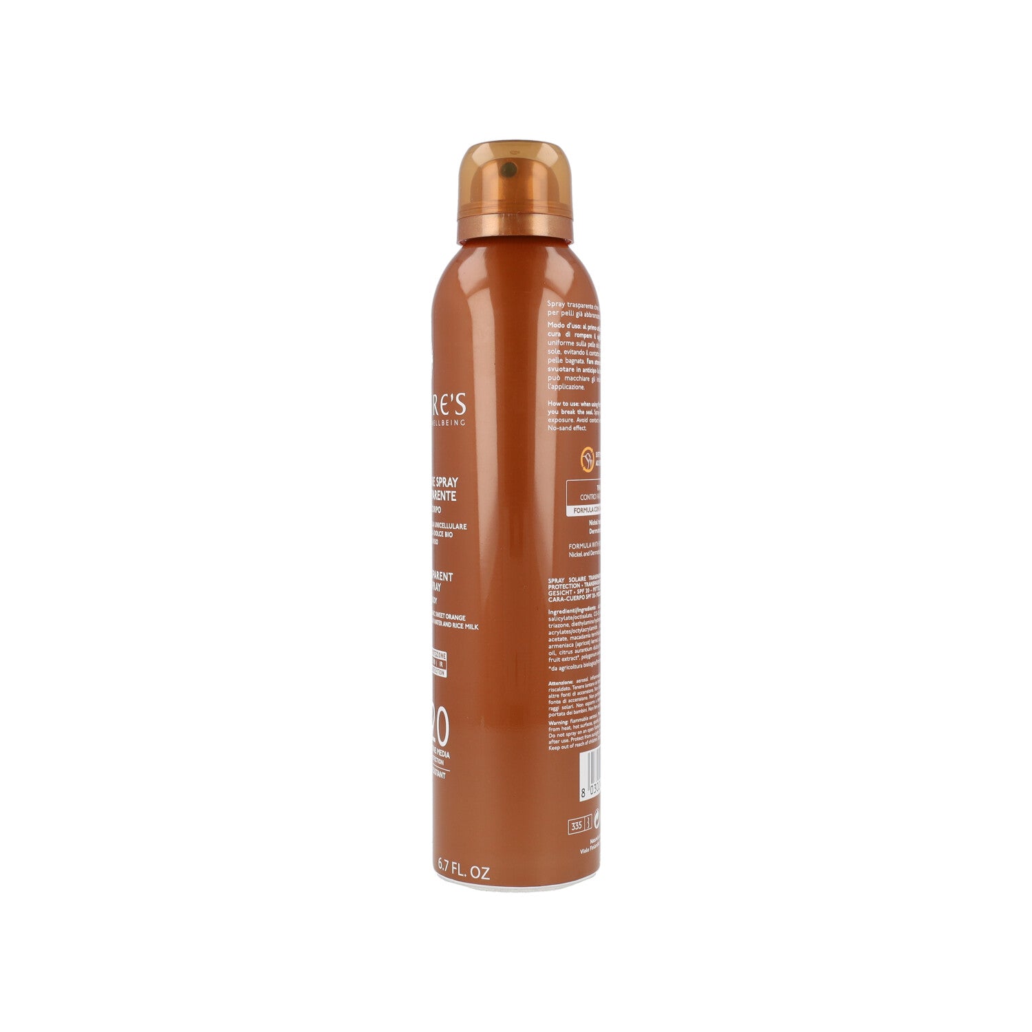 NATURE'S SPRAY TRASPARENTE SPF20 200ML