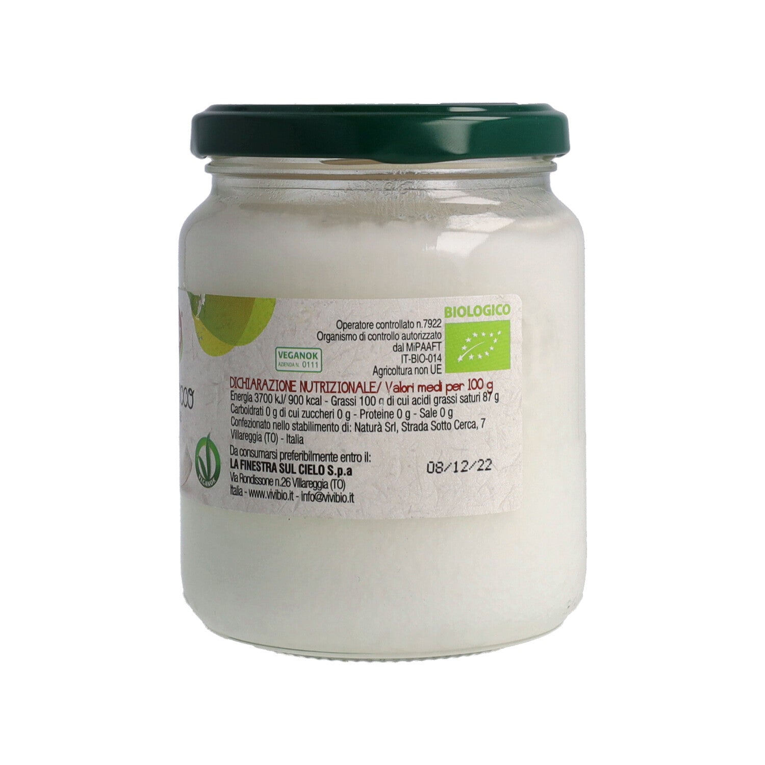 OLIO COCCO VERGINE 300ML VIVIBIO