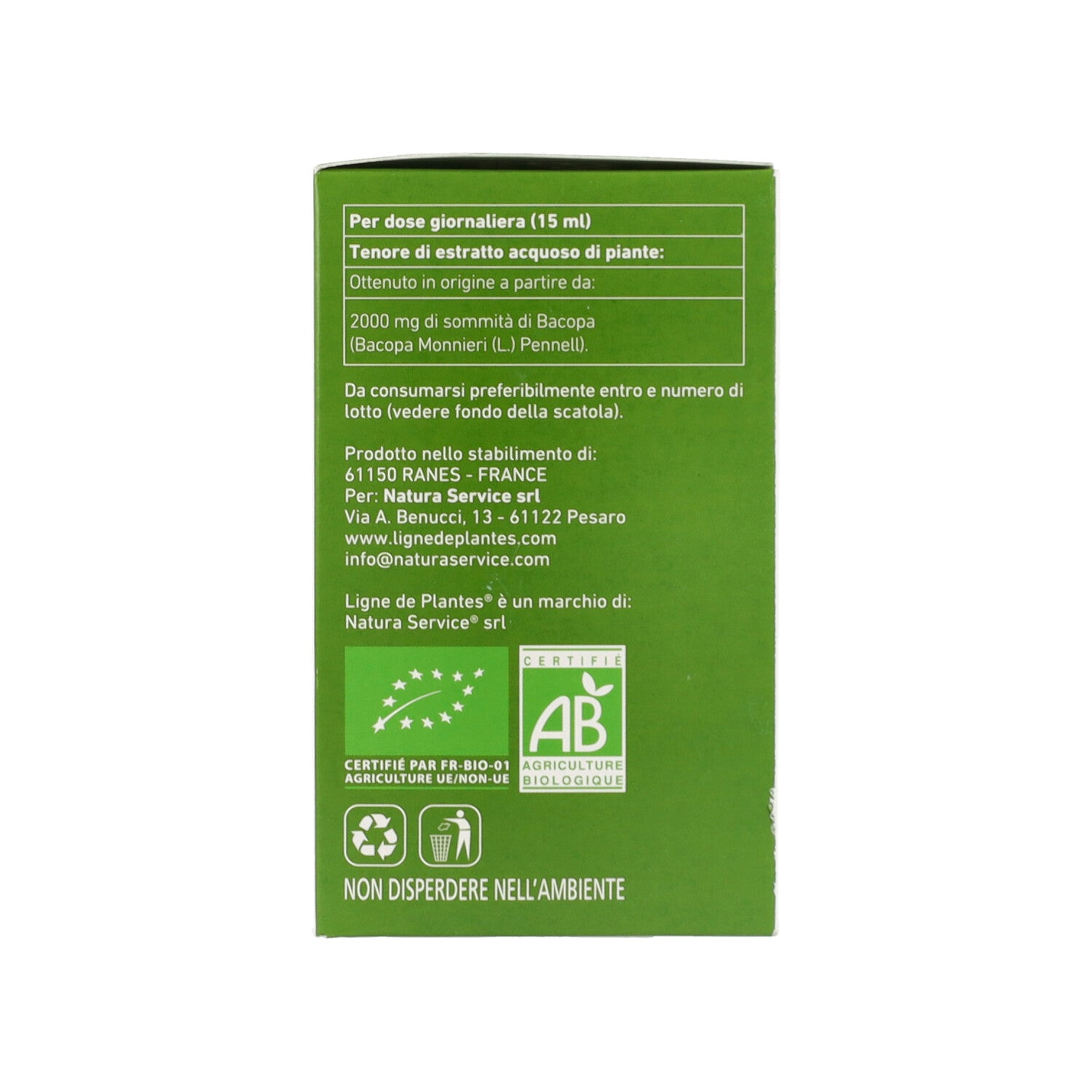 BACOPA BIO 15AB 15ML