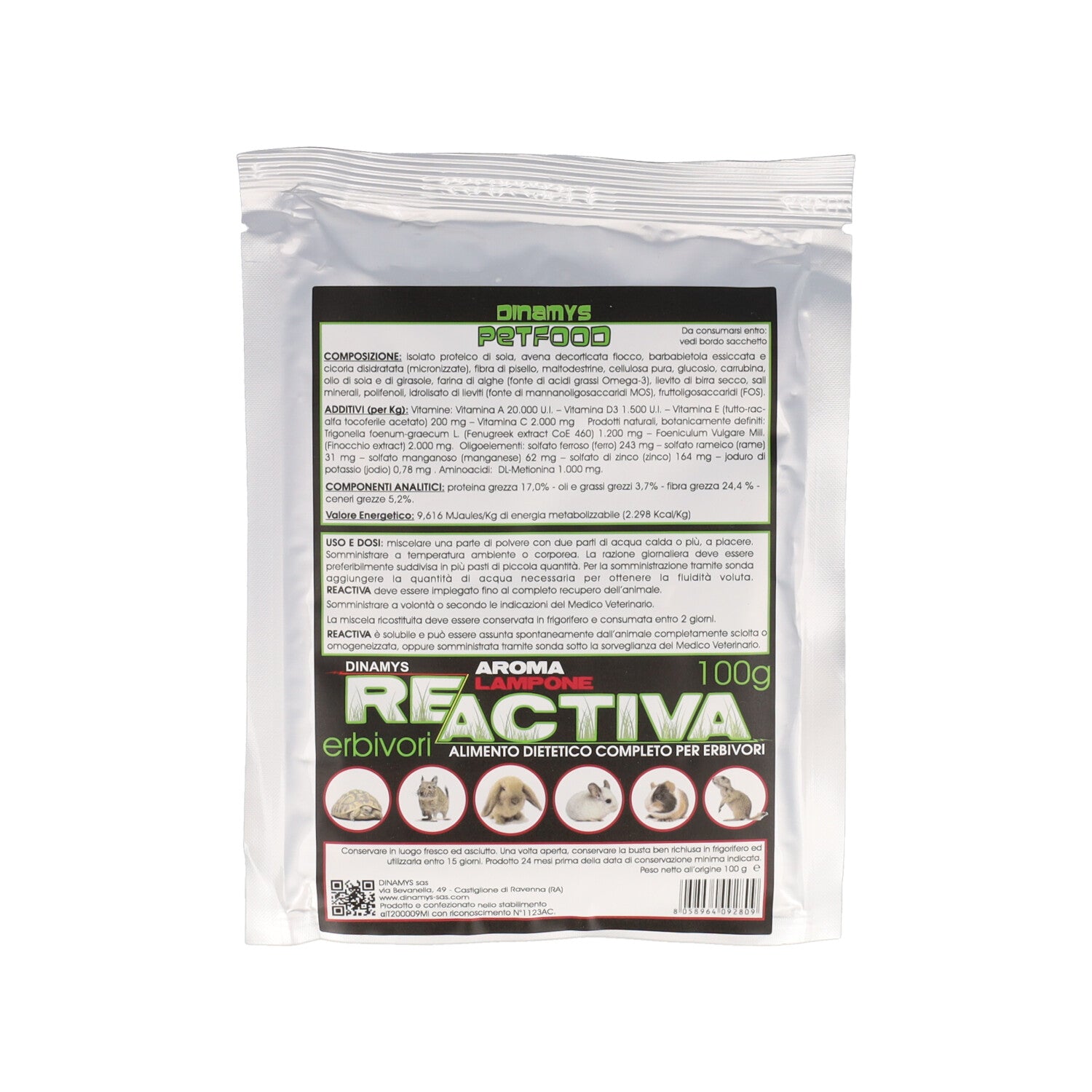REACTIVA ERBIVORI LAMPONE 100G