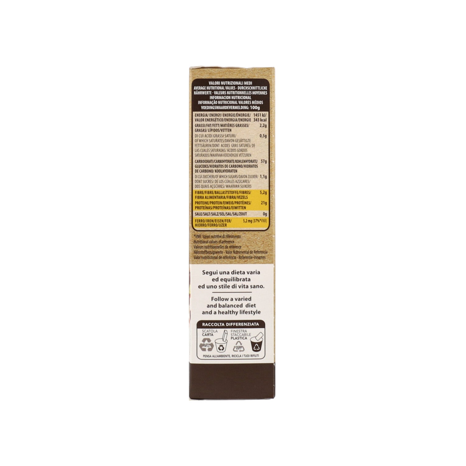 PENNE LENTICCHIE GIALLE 250G