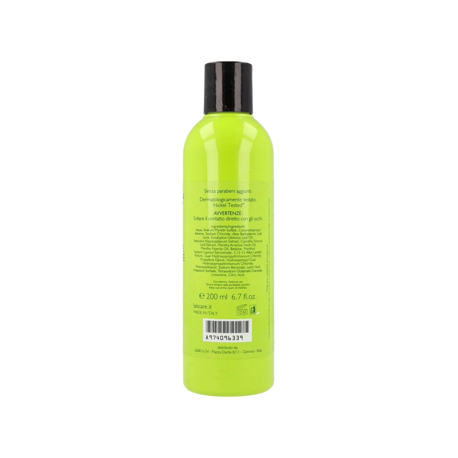 LABCARE DOCCIA SHAMPOO RINFRESCANTE 200ML
