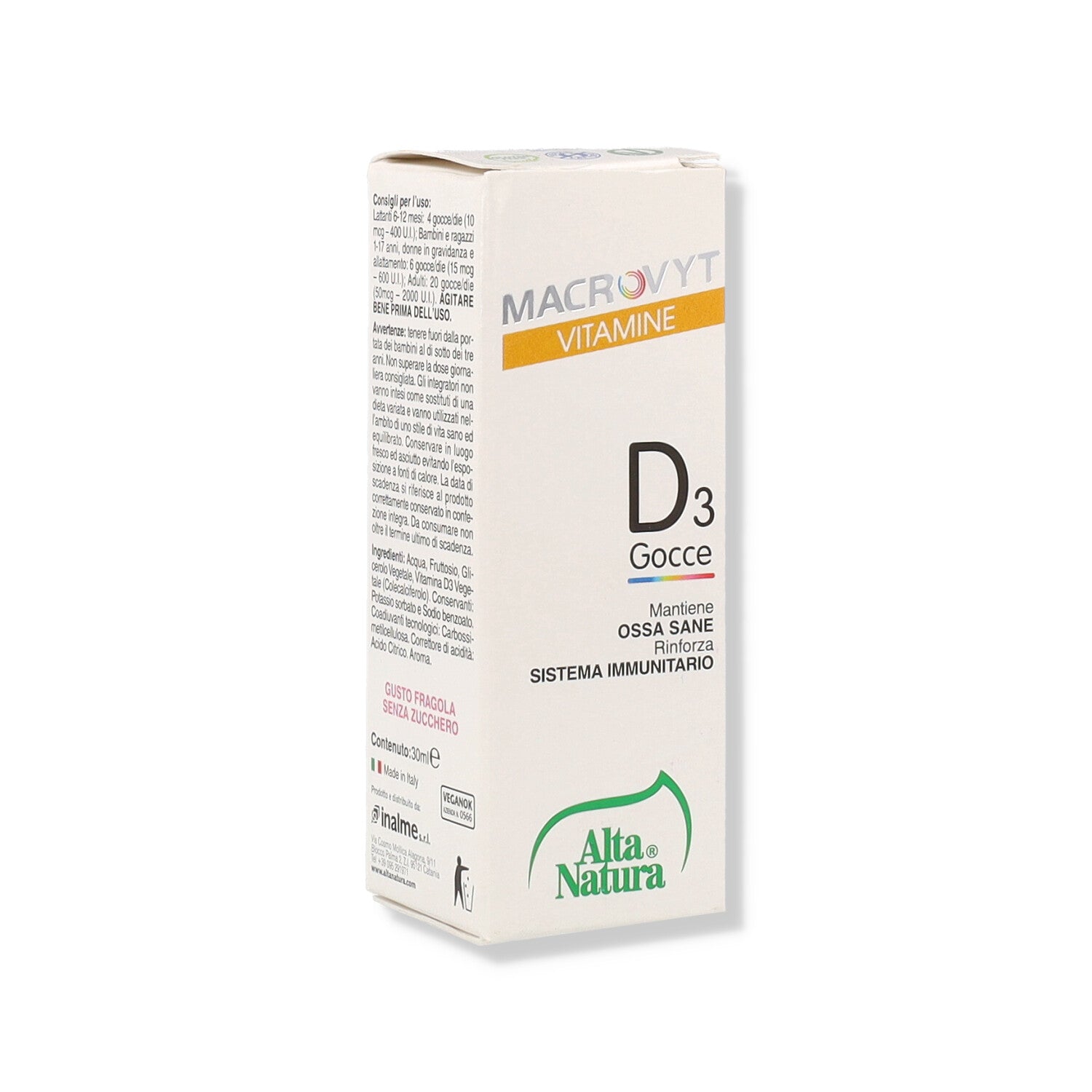 MACROVYT VITAMINA D3 VEG GOCCE 30ML