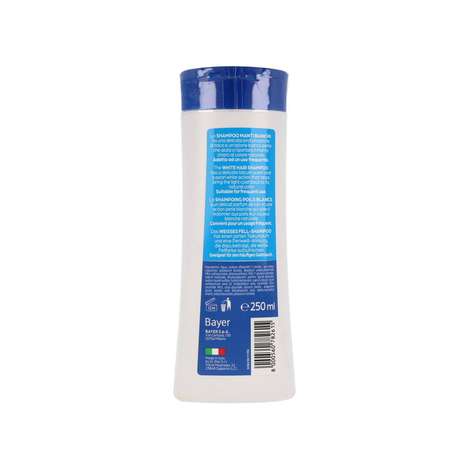 SANO E BELLO SHAMPOO MANTI BIANCHI 250ML