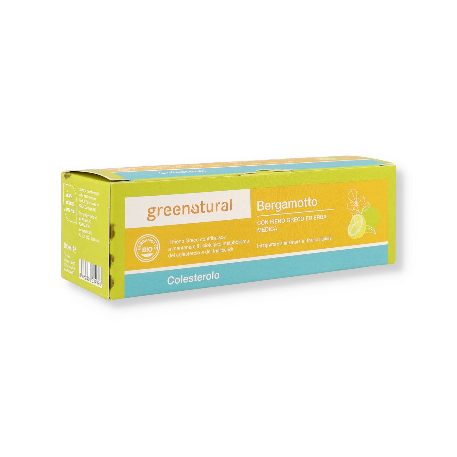 GREENATURAL BERGAMOTTO COLESTEROLO 10 BUSTINE