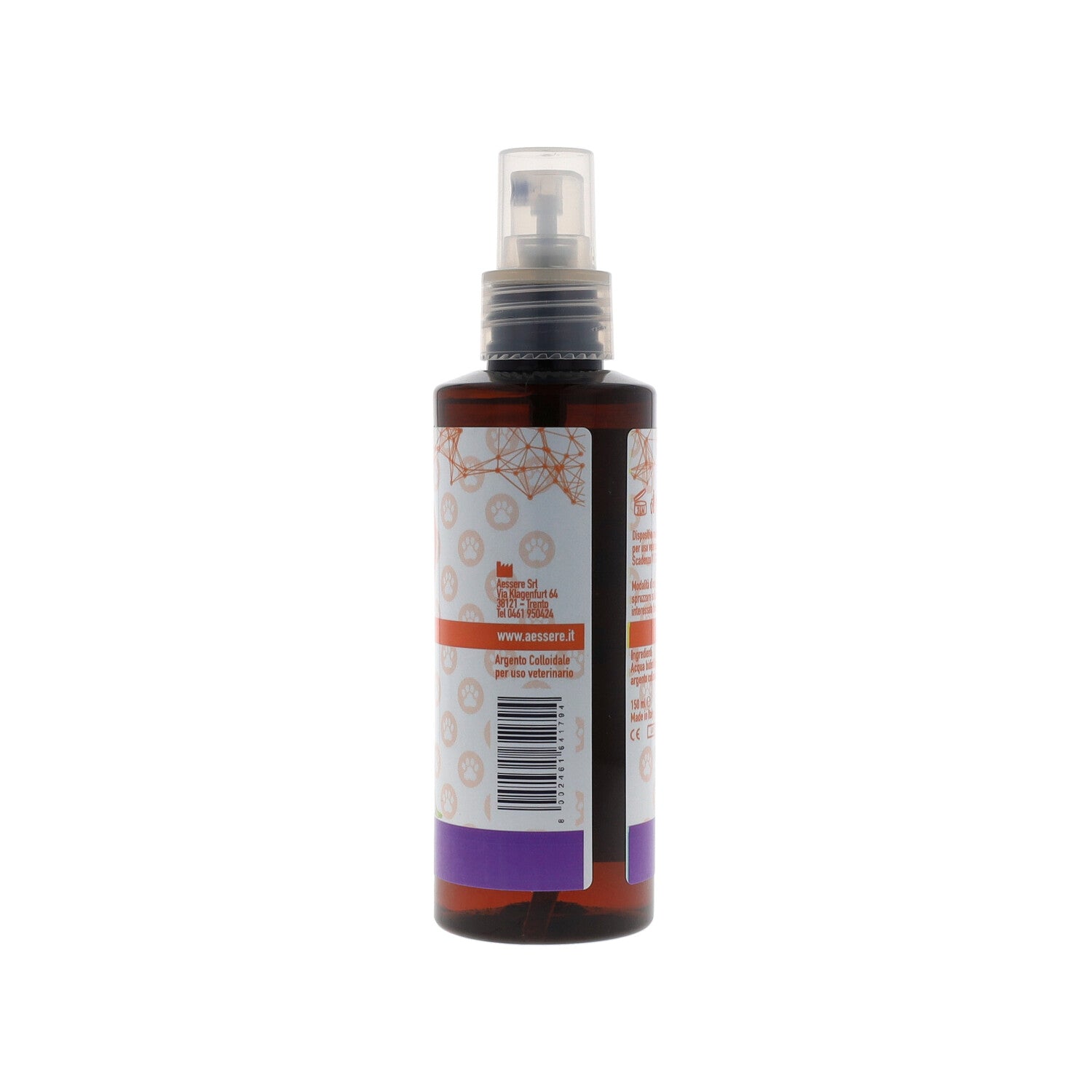 AESSERE ARGENTO COLLOIDALE PET 50PPM SPRAY 150ML