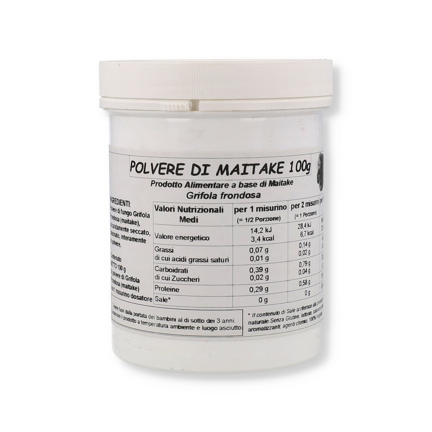 MAITAKE POLVERE 100GR FUNGHI VITALIA