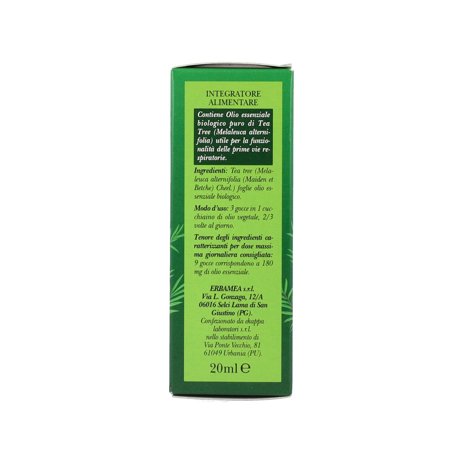 TEA TREE OLIO ESSENZIALE 20ML