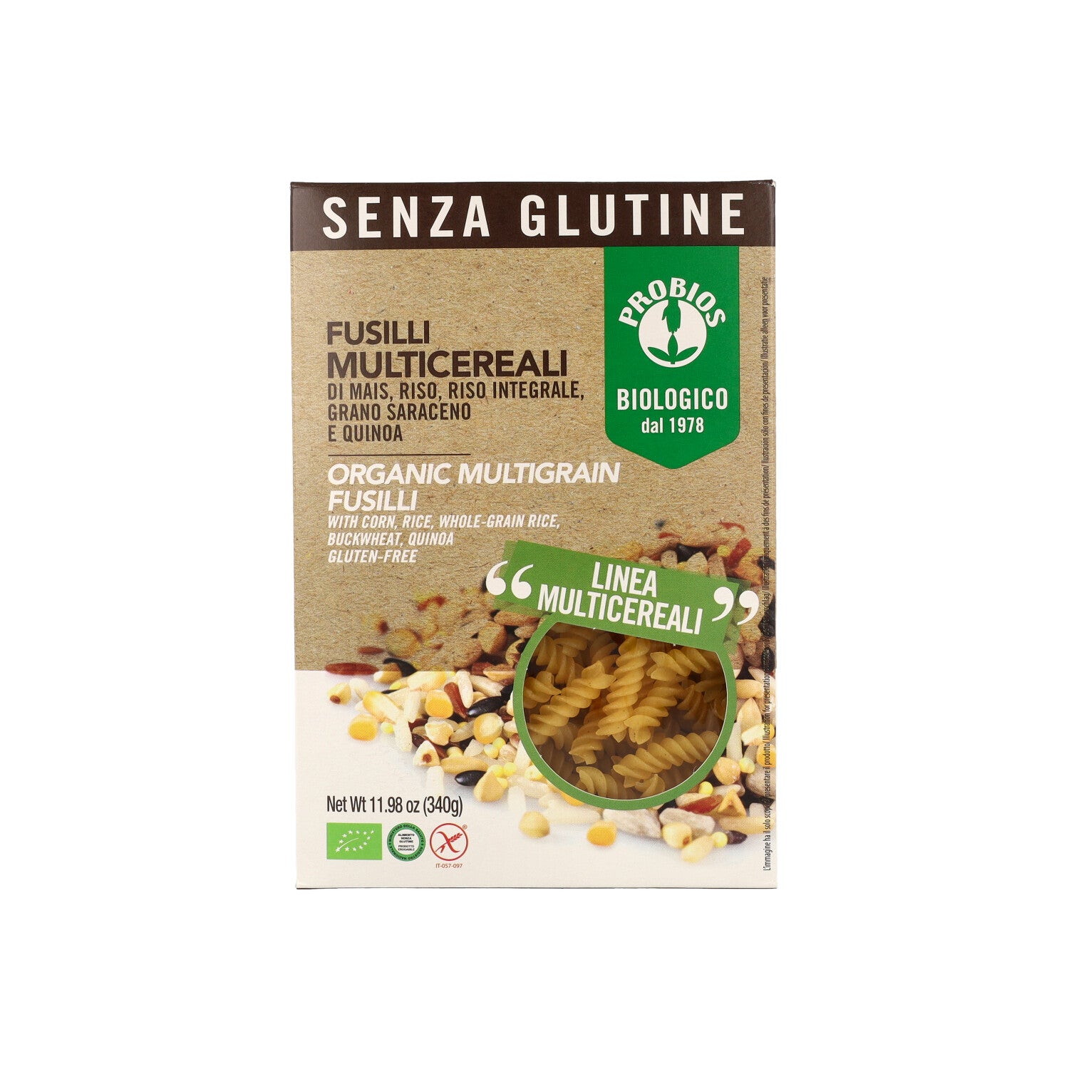 FUSILLI MULTICEREALI 340G