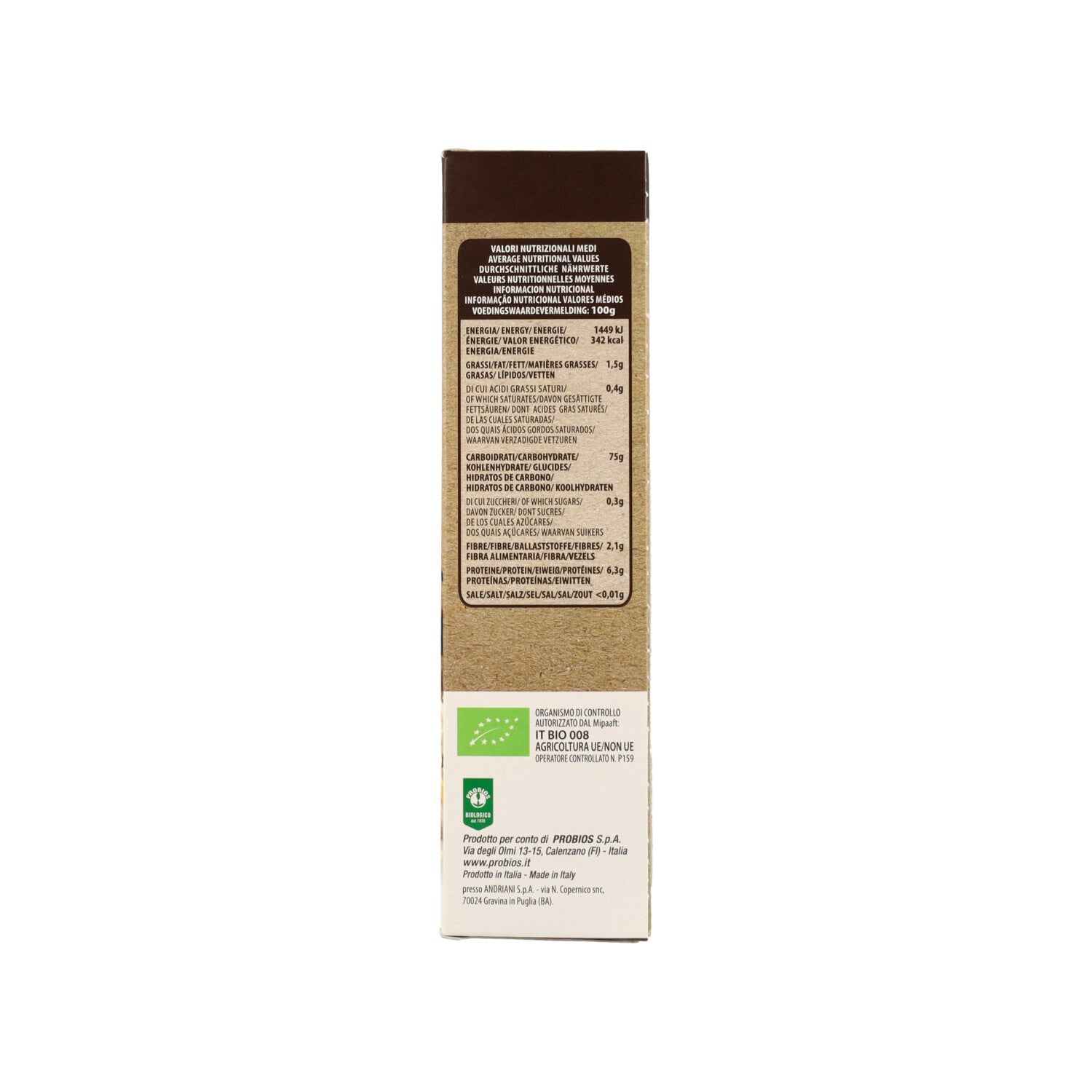 FUSILLI MULTICEREALI 340G