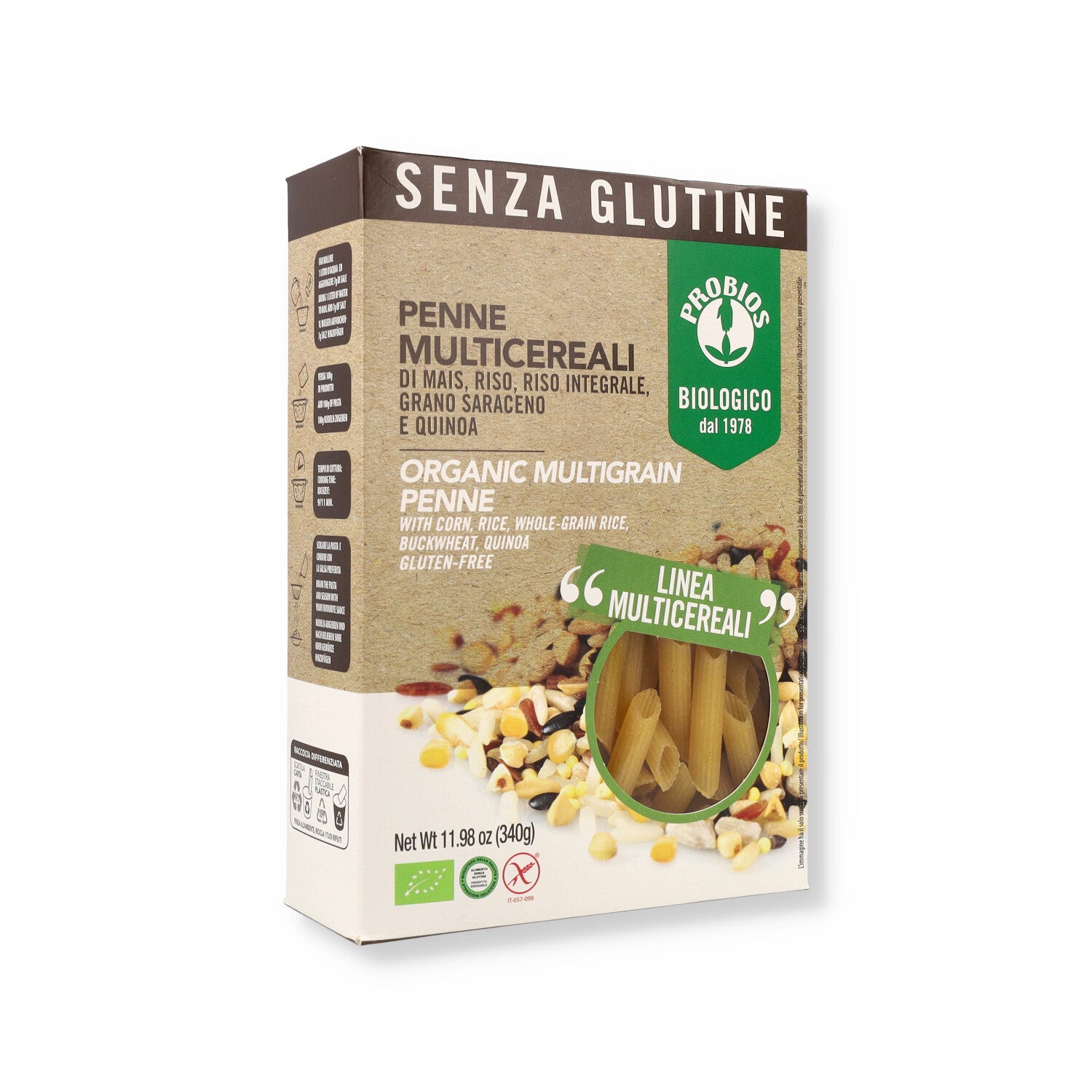 PENNE MULTICEREALI 340G