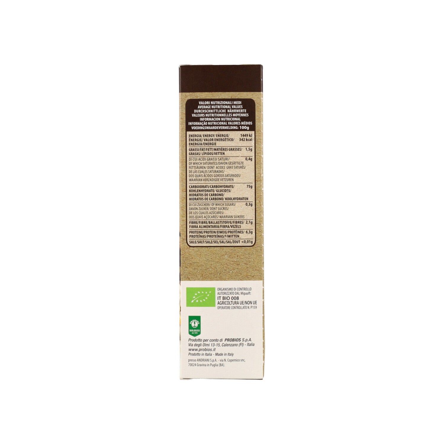 PENNE MULTICEREALI 340G