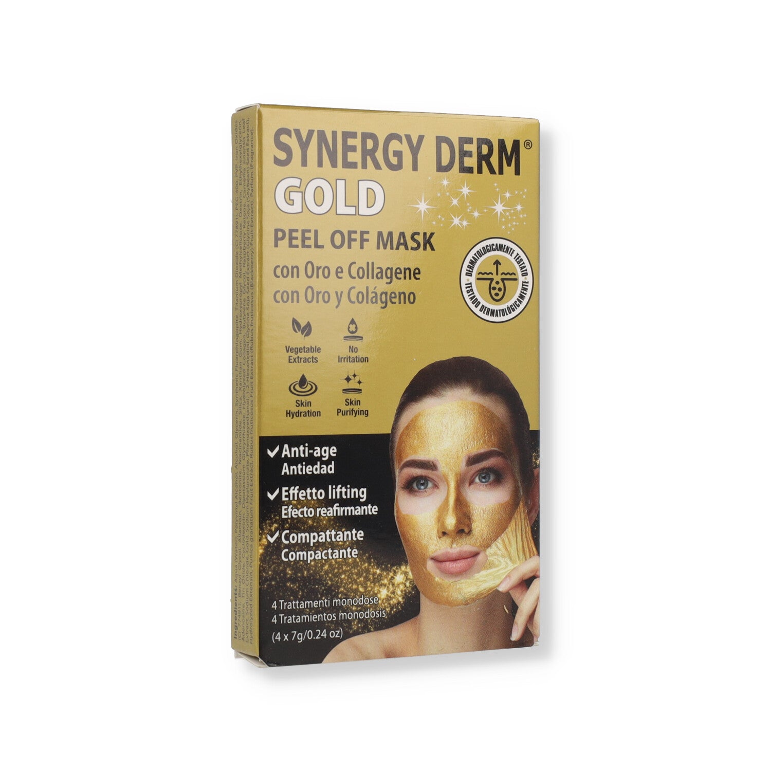 SYNERGY DERM GOLD PEEL OFF MASK