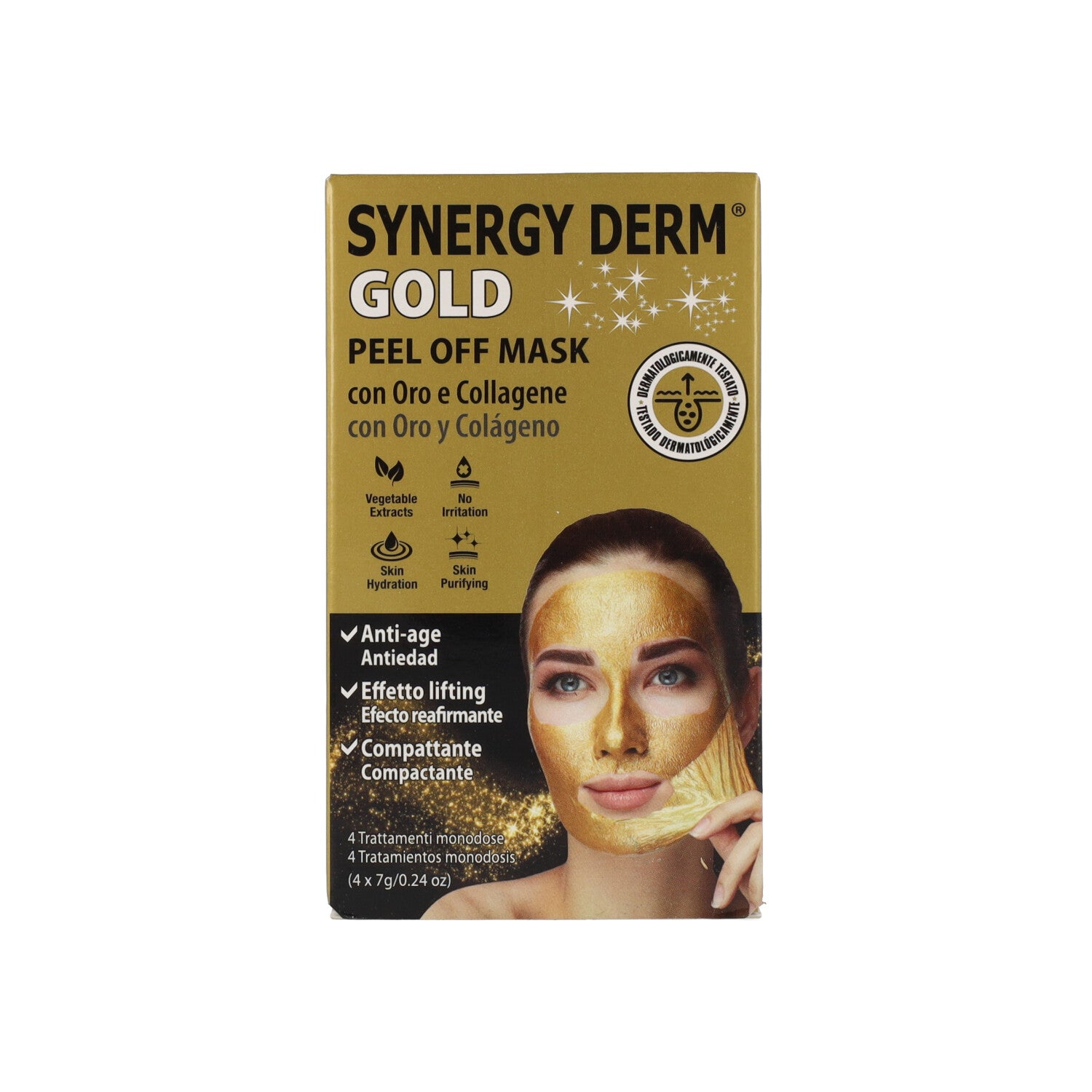 SYNERGY DERM GOLD PEEL OFF MASK