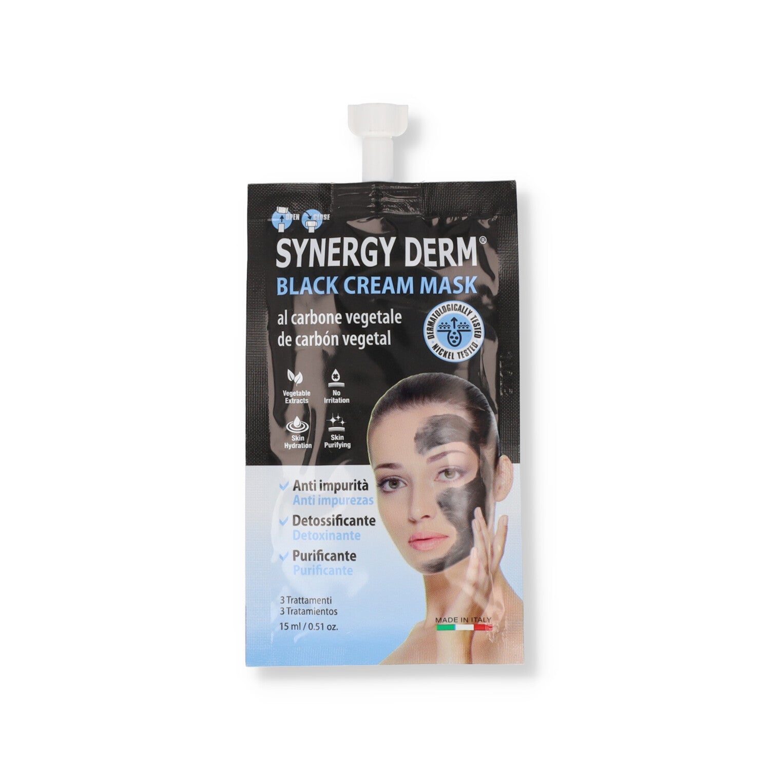 SYNERGY DERM BLACK CREAM MASK