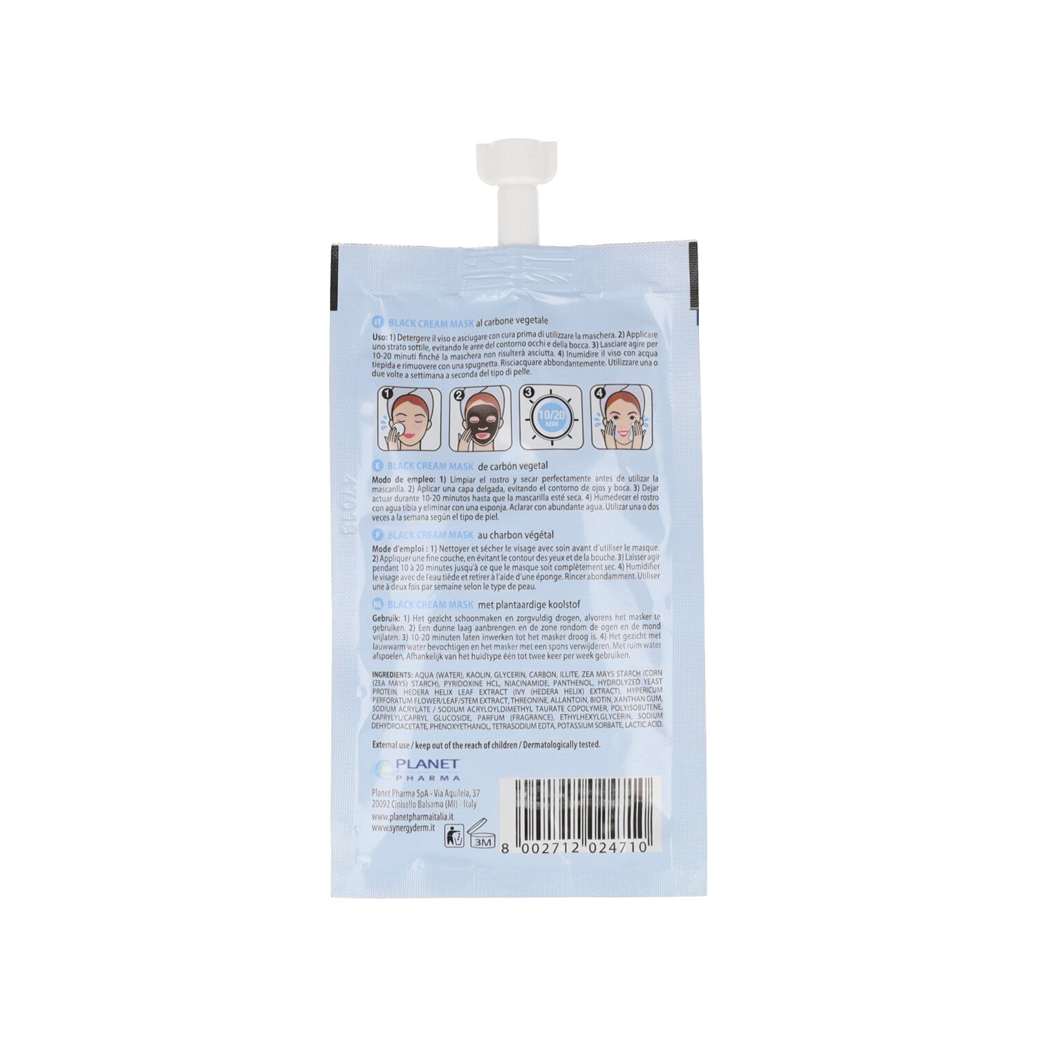 SYNERGY DERM BLACK CREAM MASK