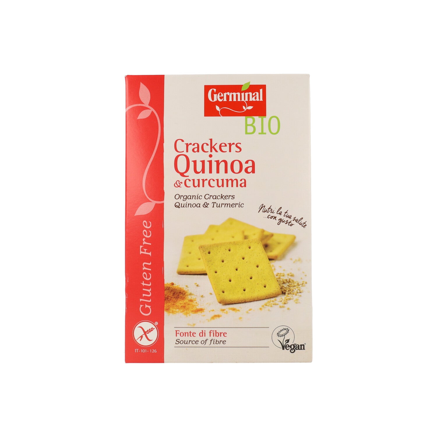GERMINAL CRACKERS QUINOA CURCUMA SENZA GLUTINE 150G