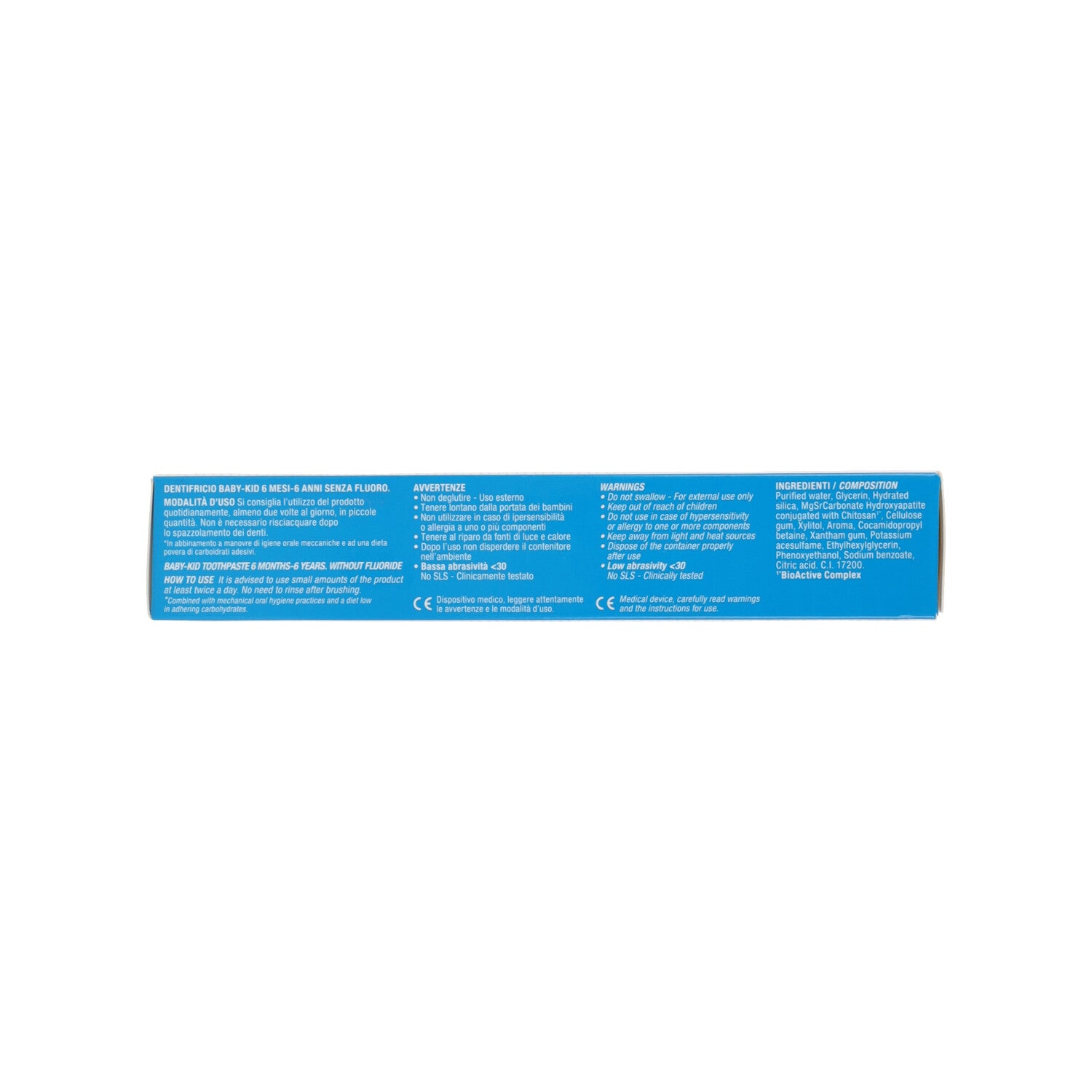 DENTIFRICIO BABY&KID SENZA FLUORO 50ML FRAGOLA