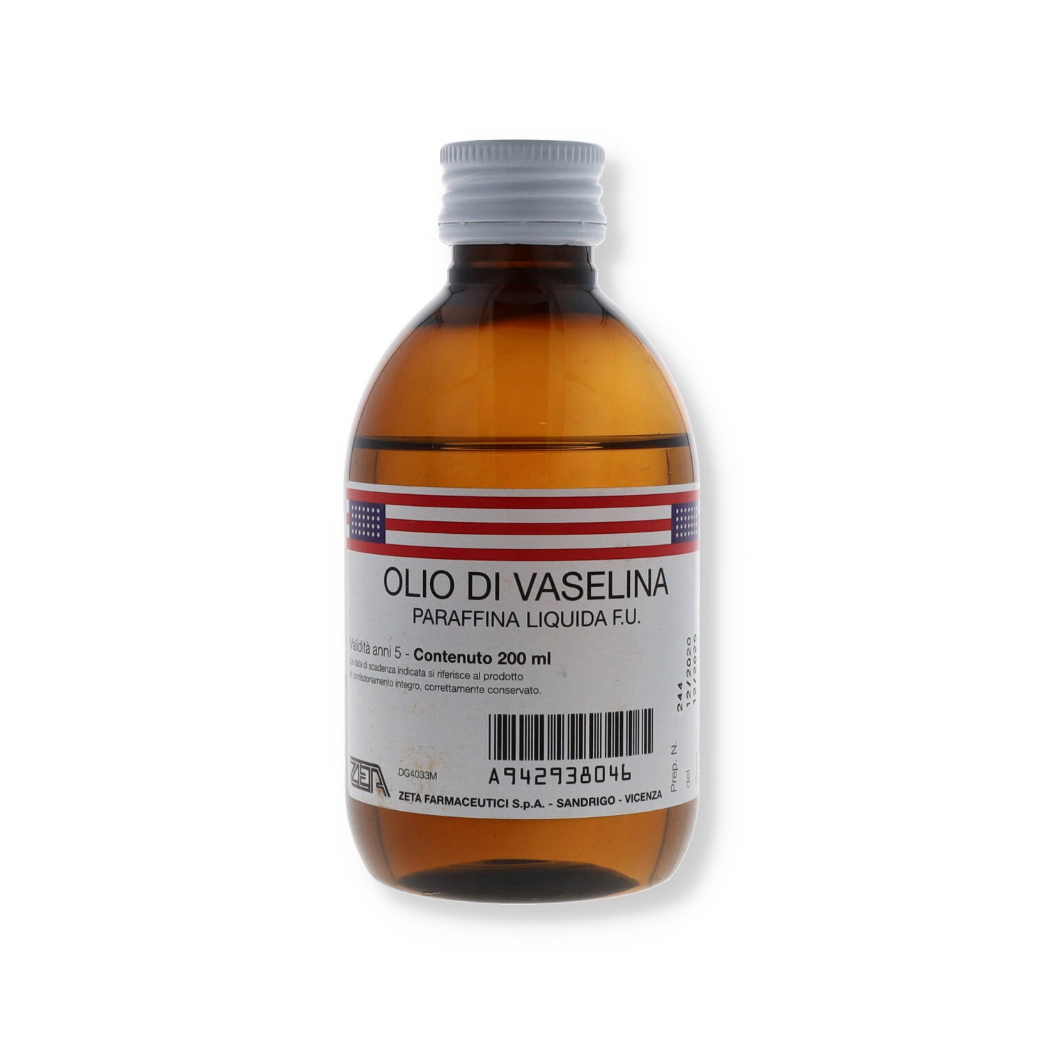 OLIO DI VASELINA LIQUIDO 200ML