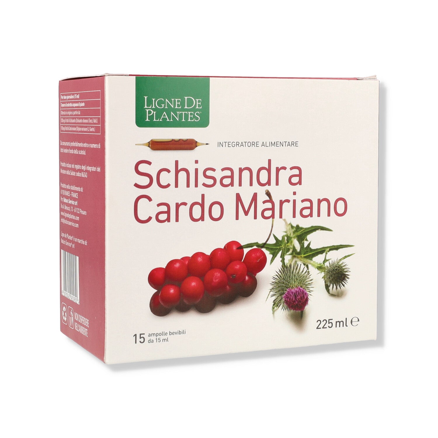 Ligne de Plantes SCHISANDRA CARDO MARIANO 15 ampolle 15ML