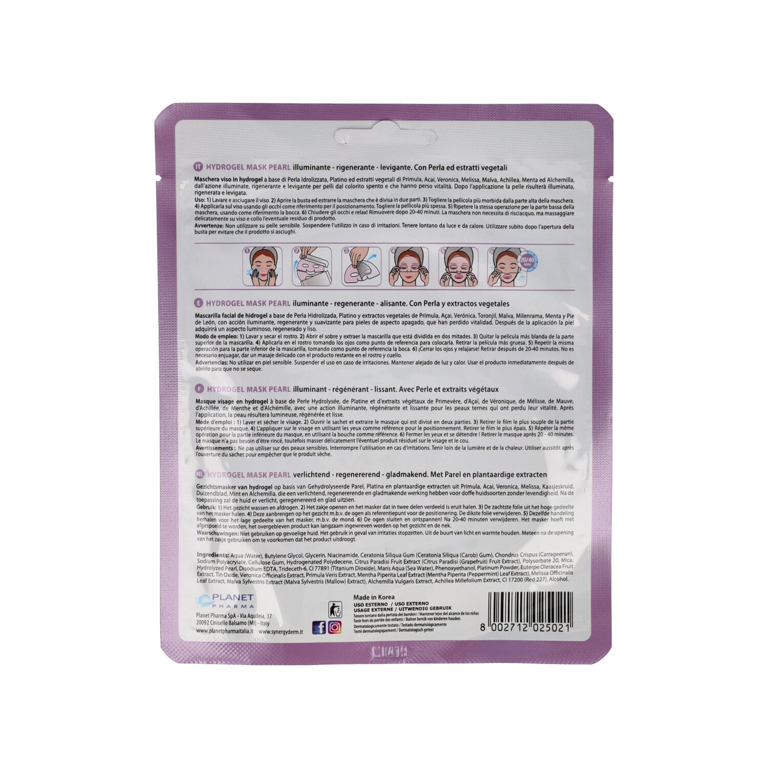 SYNERGY DERM HYDR MASK PEARL