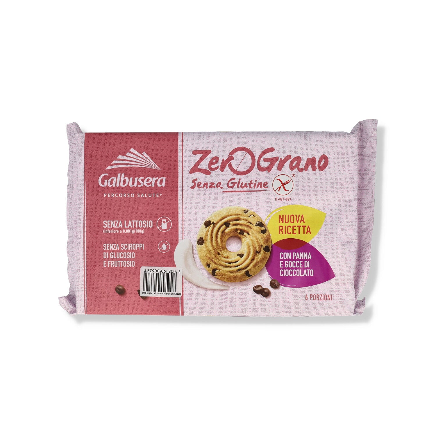 GALBUSERA ZEROGRANO BISCOTTO PANNA/CIOCCOLATO 220 G