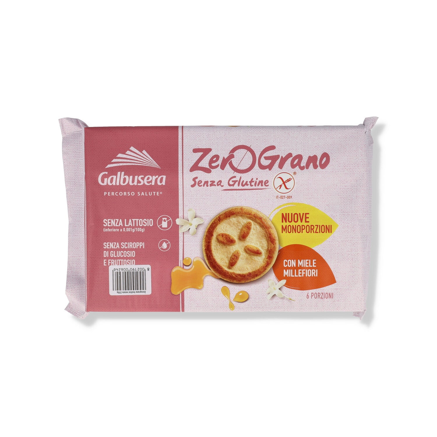 GALBUSERA ZEROGRANO FROLLINO MIELE 220G