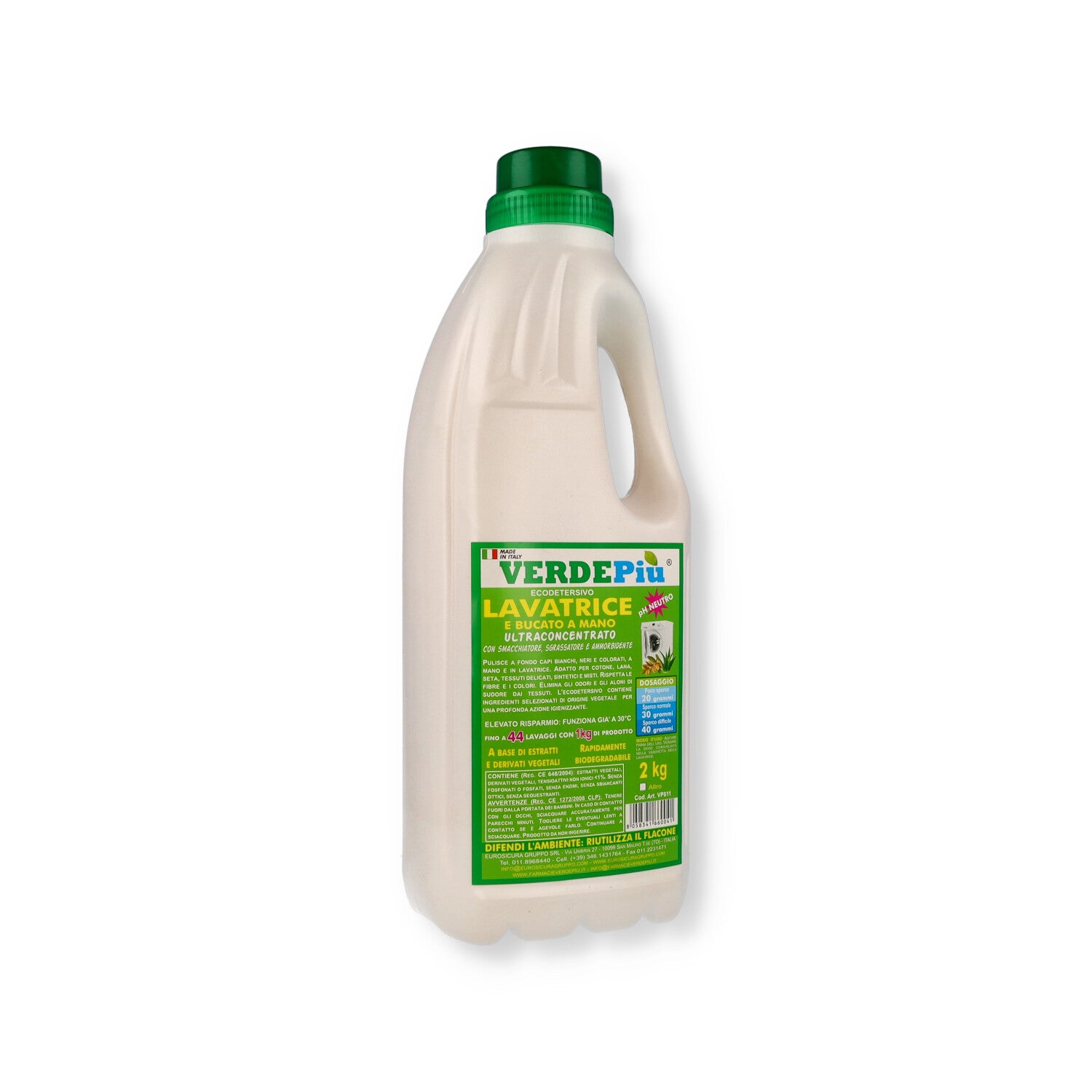 VERDEPIU' ECODETERSIVO 2LT