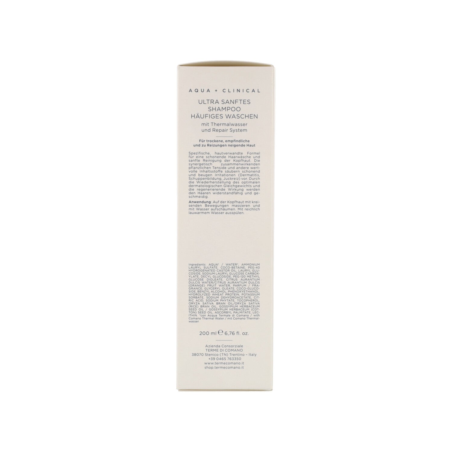 AQUA+CLINICAL SHAMPOO ULTRA DELICATO LAVAGGI FREQUENTI 200ML