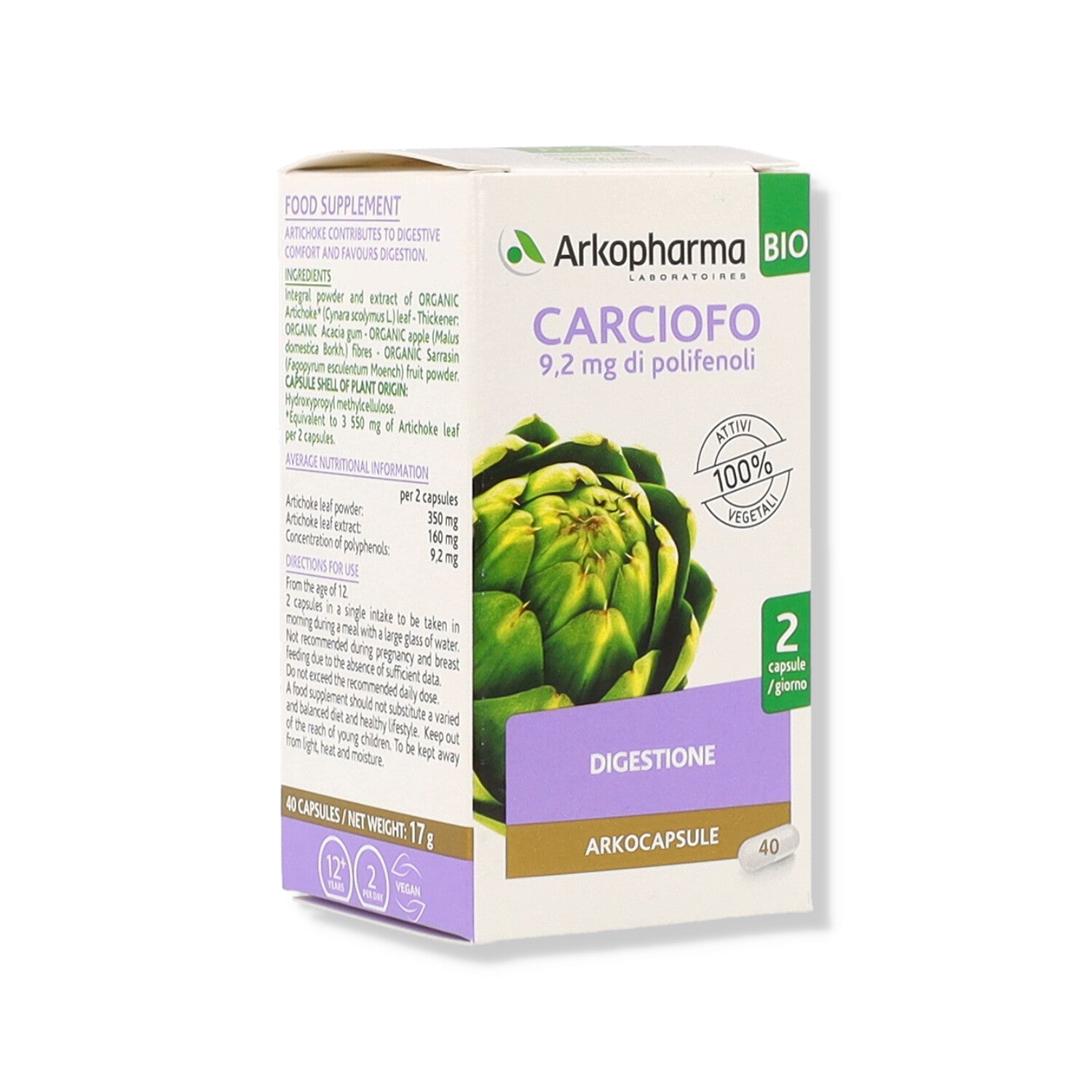 ARKOCPS CARCIOFO BIO 40 CPS