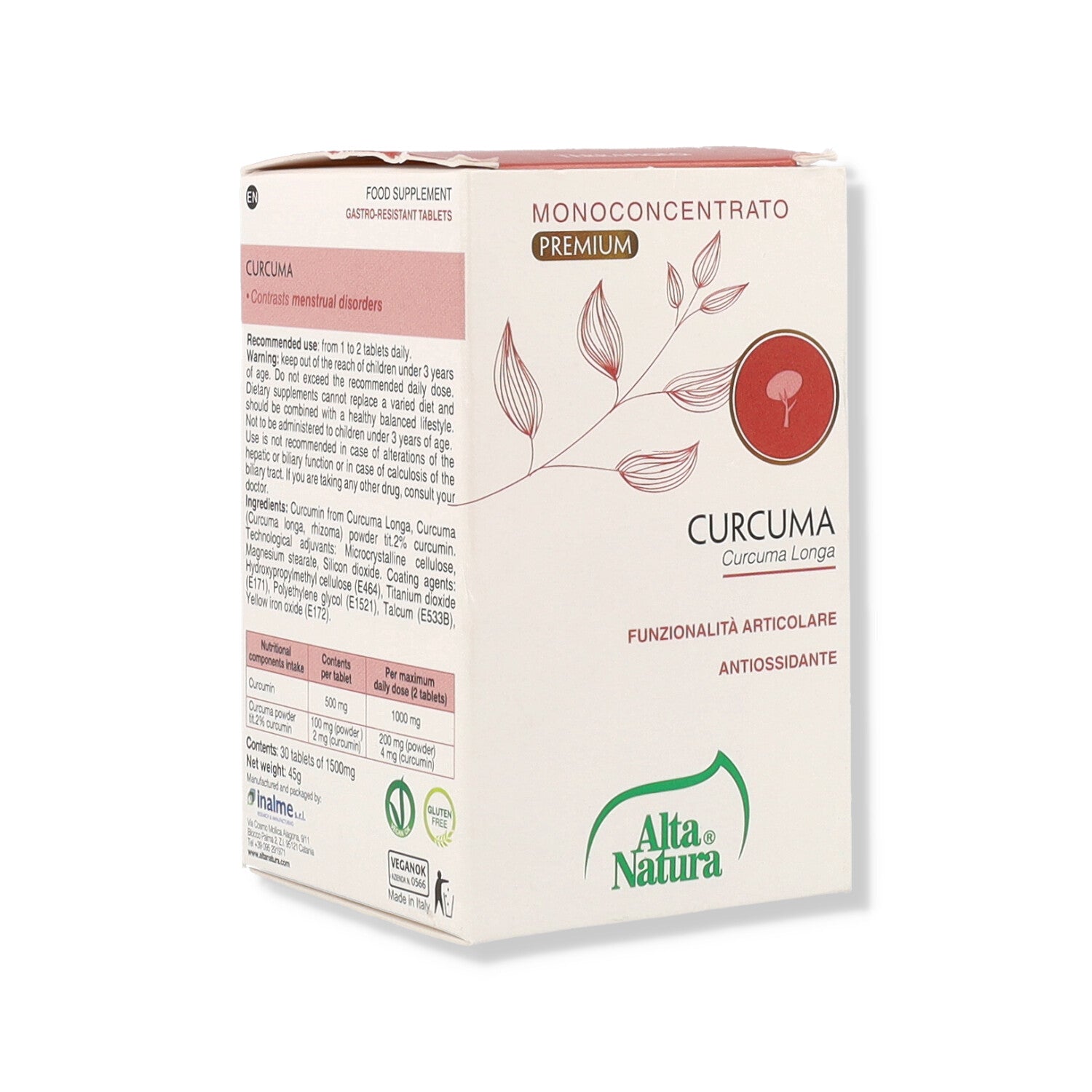 CURCUMA 30 CPR TERRANATA