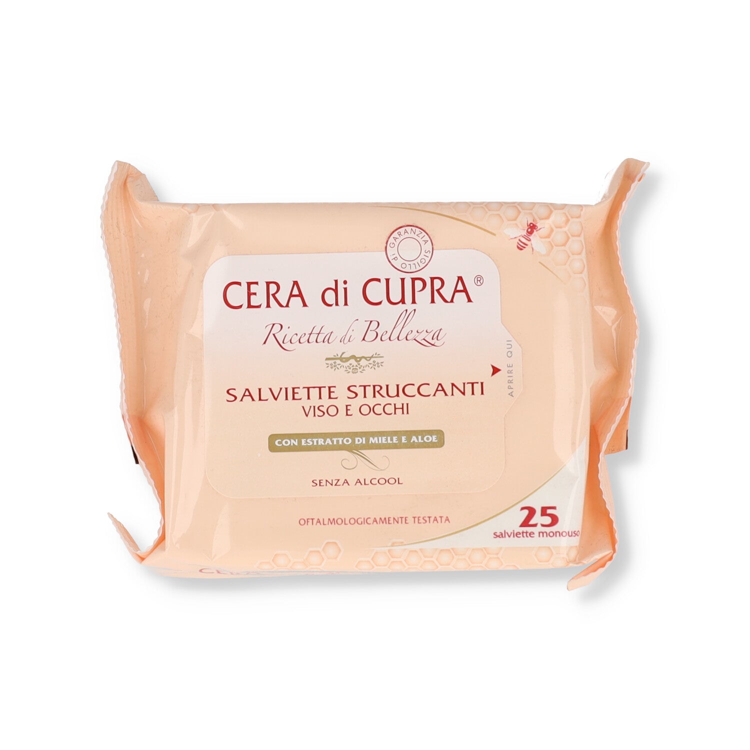 CUPRA SALVIETTE STRUCCANTI - 25 PZ
