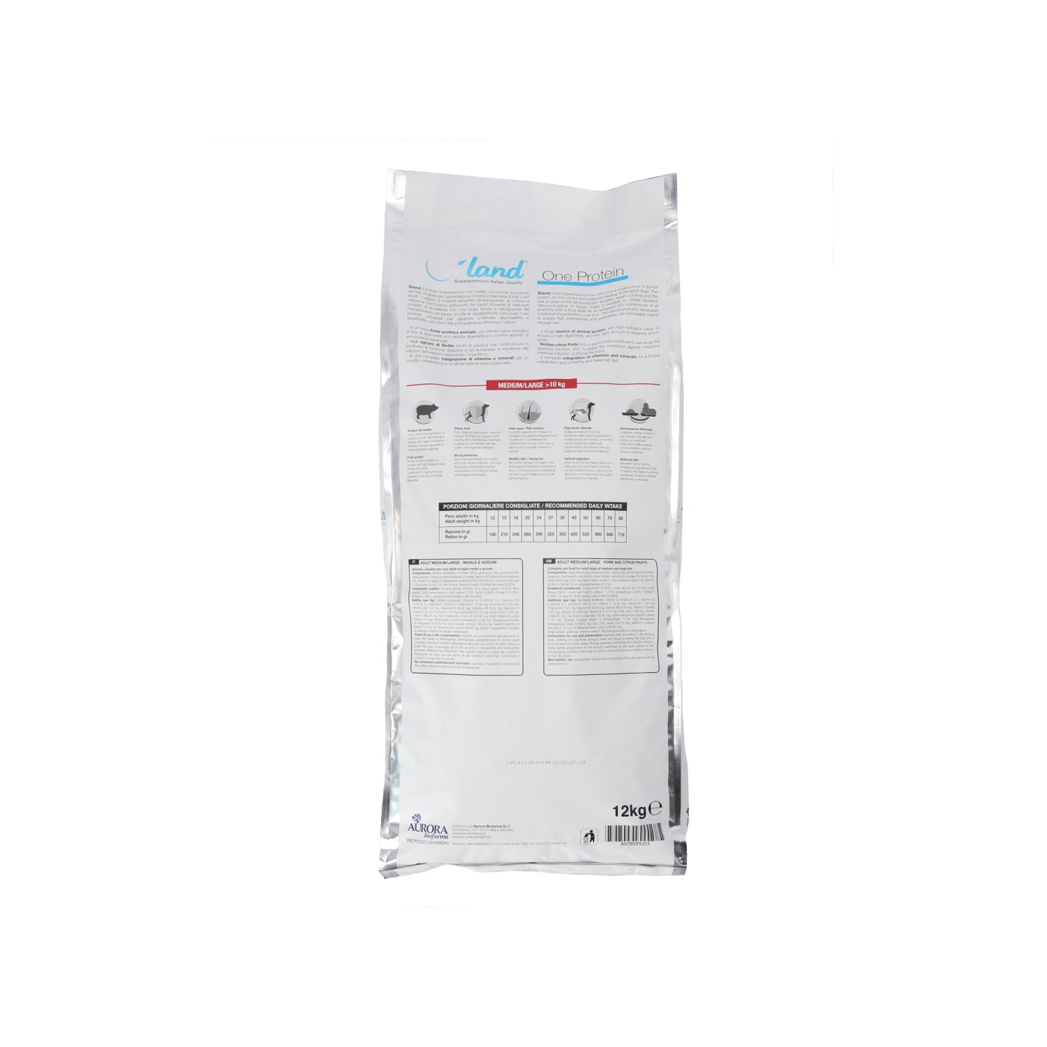 SILAND DIET ADULTI MEDIUM/LARGE MAIALE/AGR 12KG