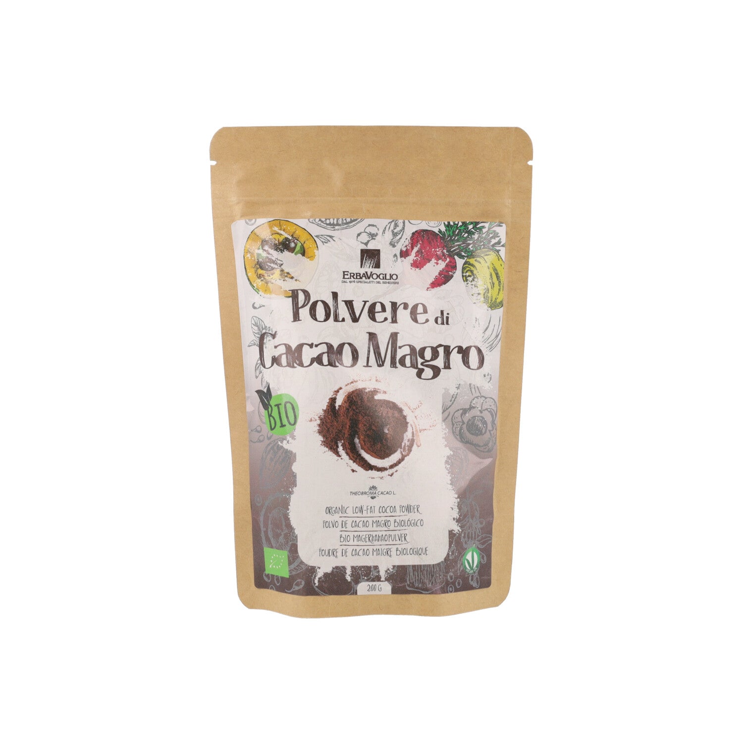 CACAO MAGRO POLVERE BIO 200G