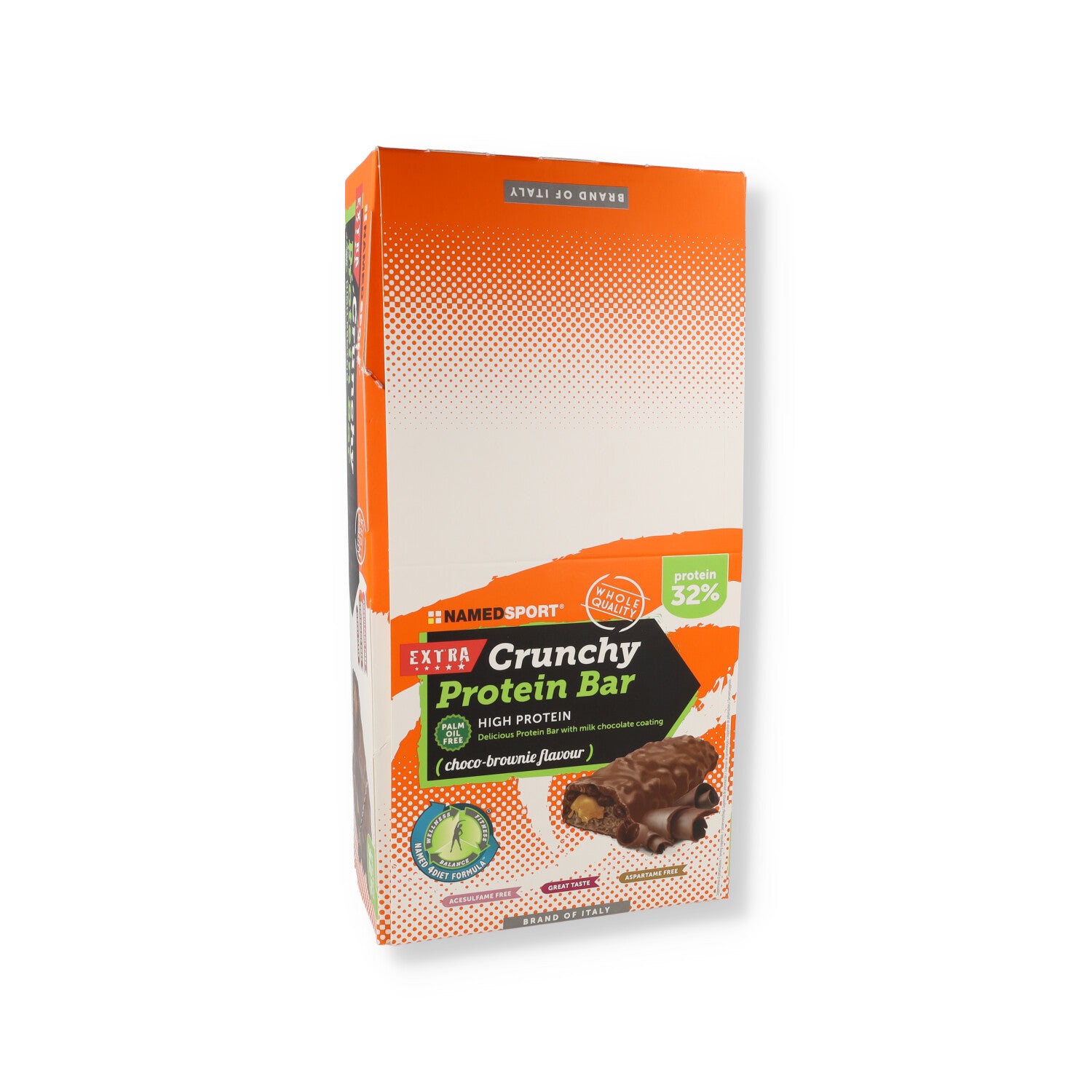 CRUNCHY PROTEIN BAR CHOCO-BROWNIE - 40G - 24 PEZZI