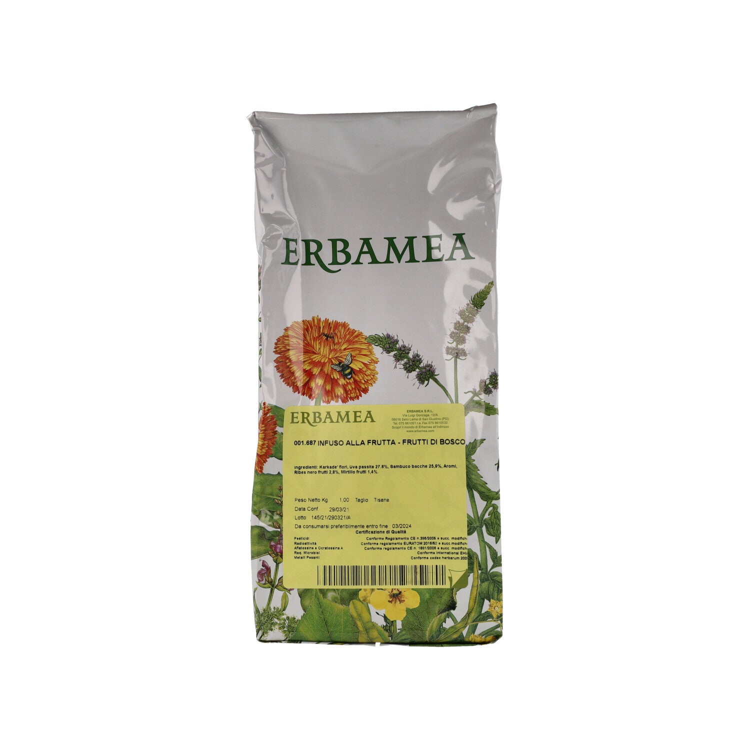 INFUSO FRUTTA FRUTTI DI BOSCO 1KG
