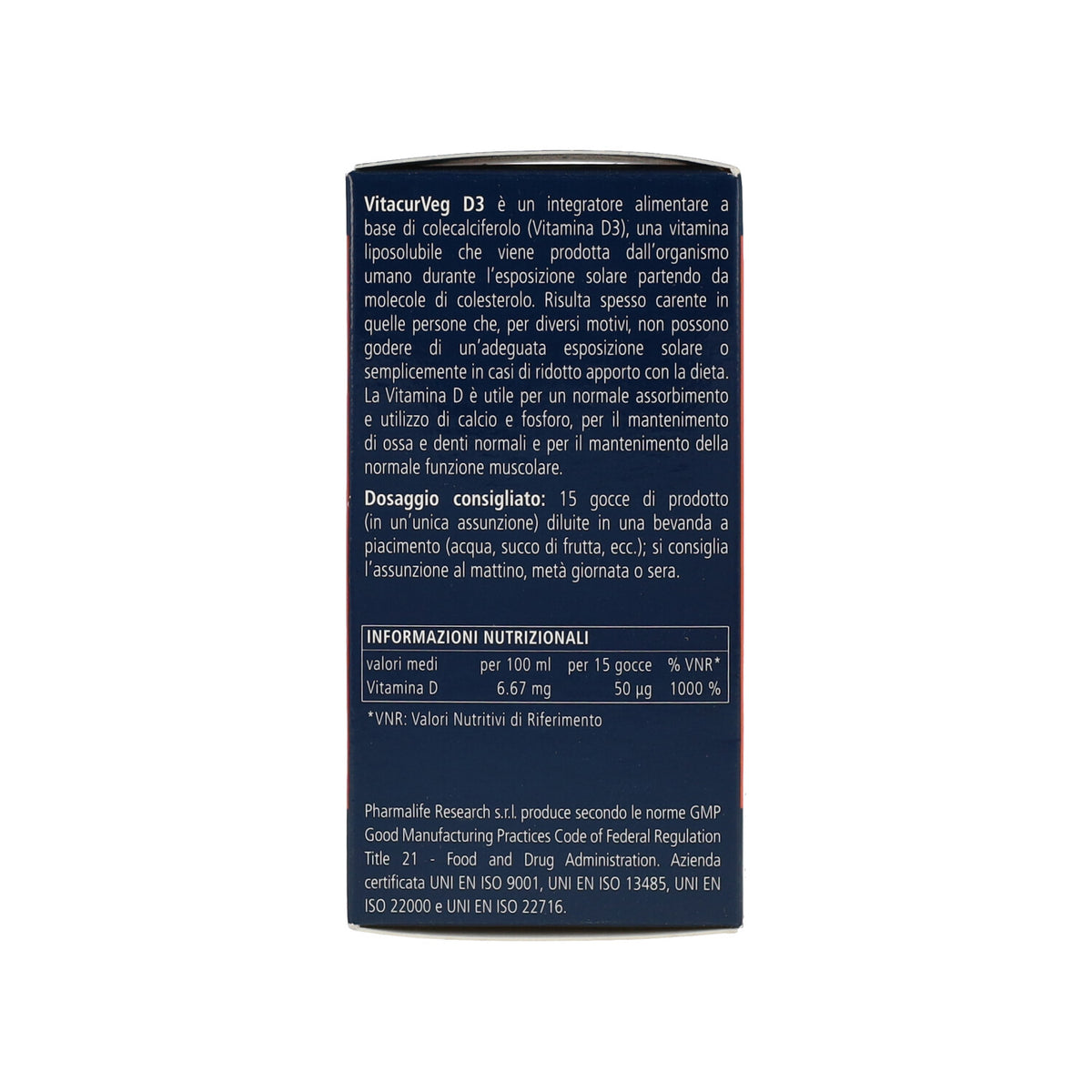 VITAMINA D3 30ML VITACURVEG