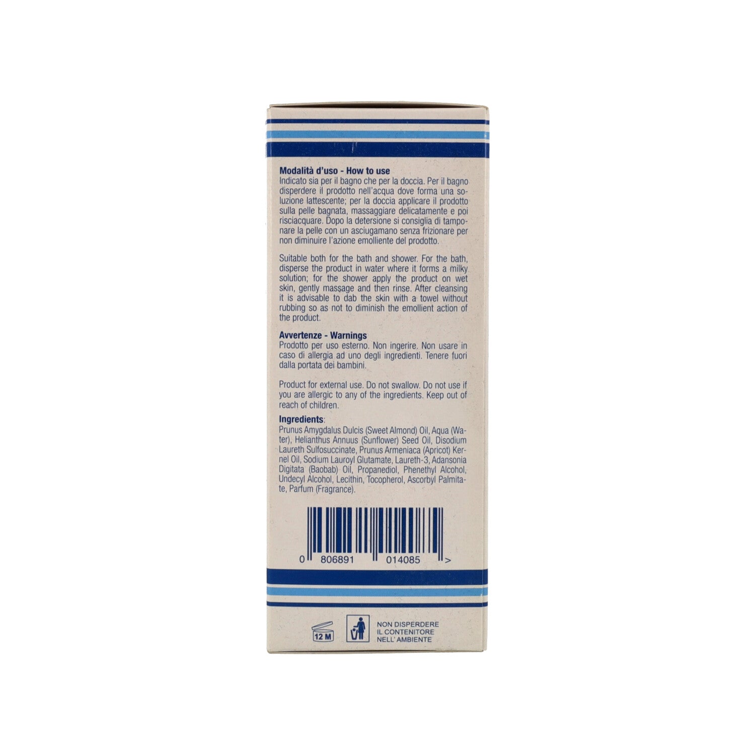 EVITA BAGNOLATTE 250ML