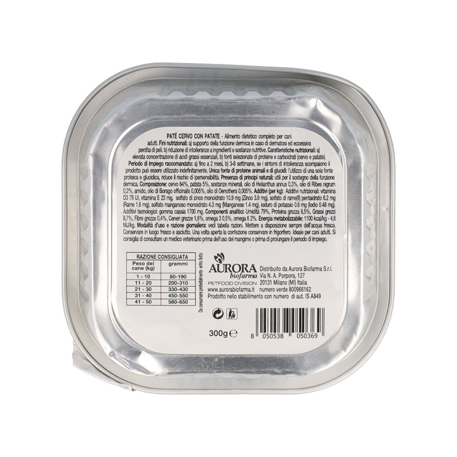 SILAND DERMOCORTIPET CERVO E PATATE 300G