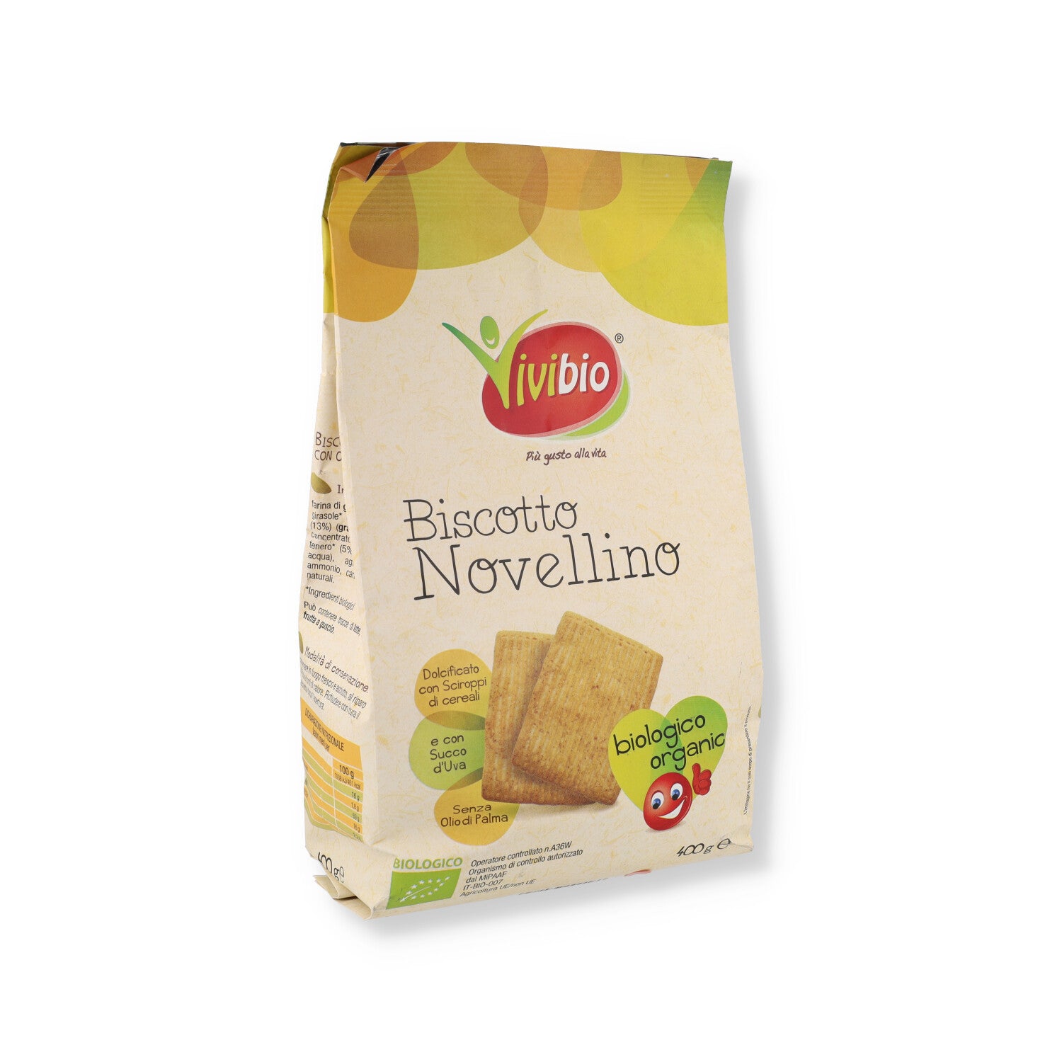 BISCOTTO NOVELLINO 400G VIVIBIO