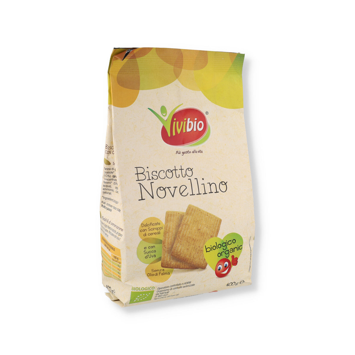 BISCOTTO NOVELLINO 400G VIVIBIO