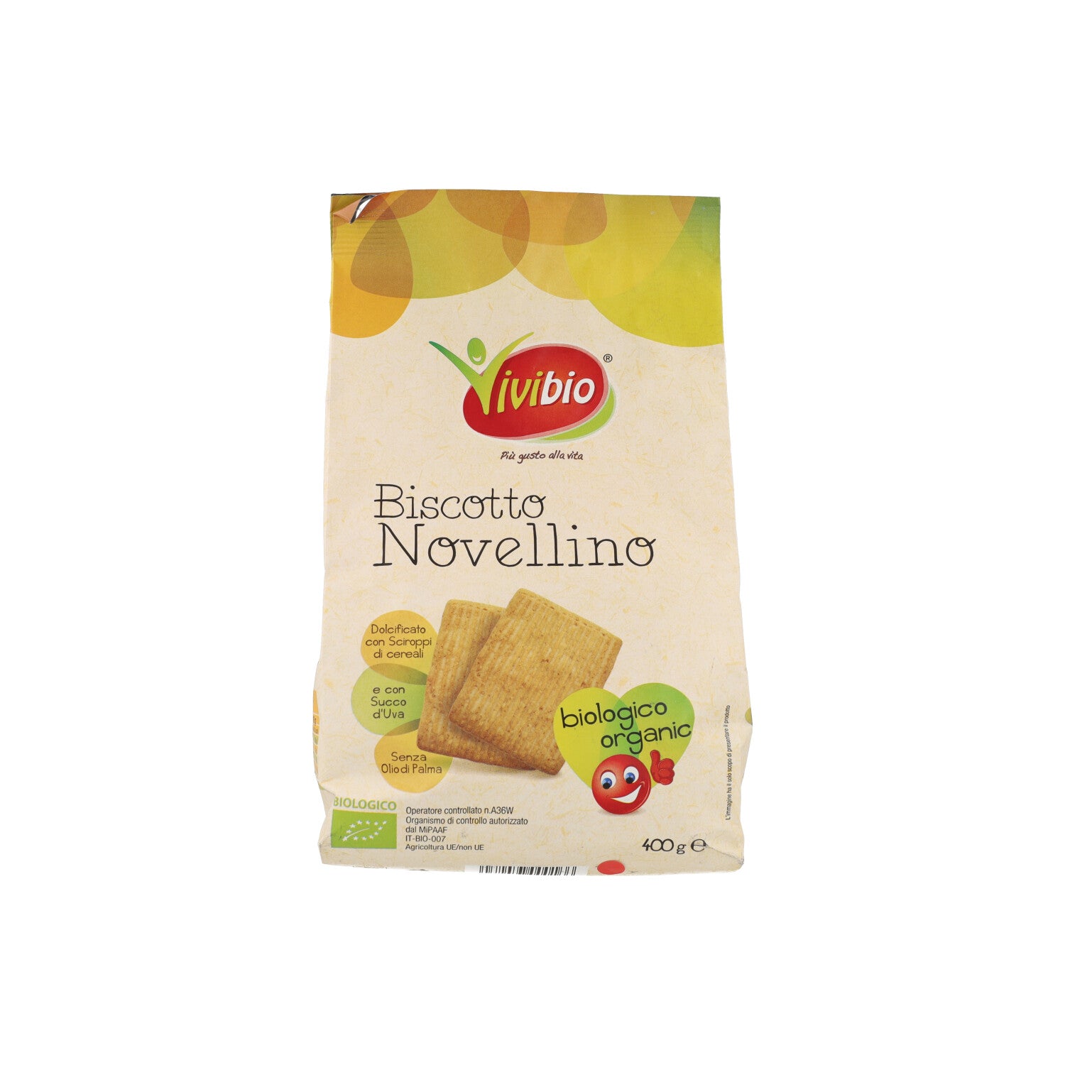 BISCOTTO NOVELLINO 400G VIVIBIO