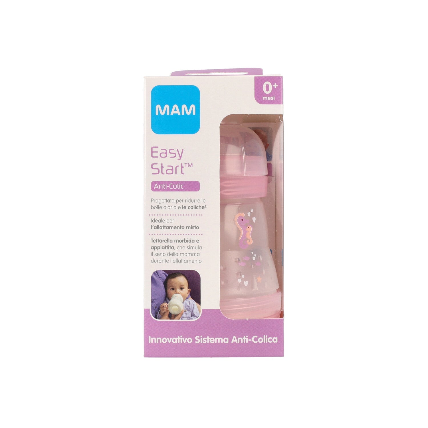 MAM EASY START BIBERON FEMMINA 0+ 160ML