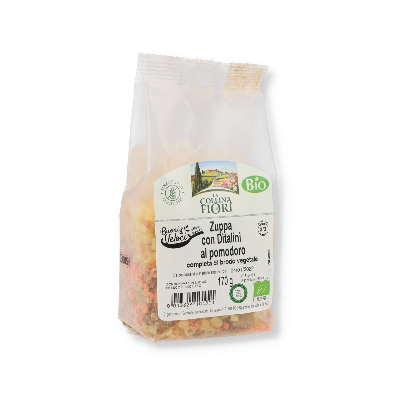 ZUPPA DITALINI POMODORO 170G