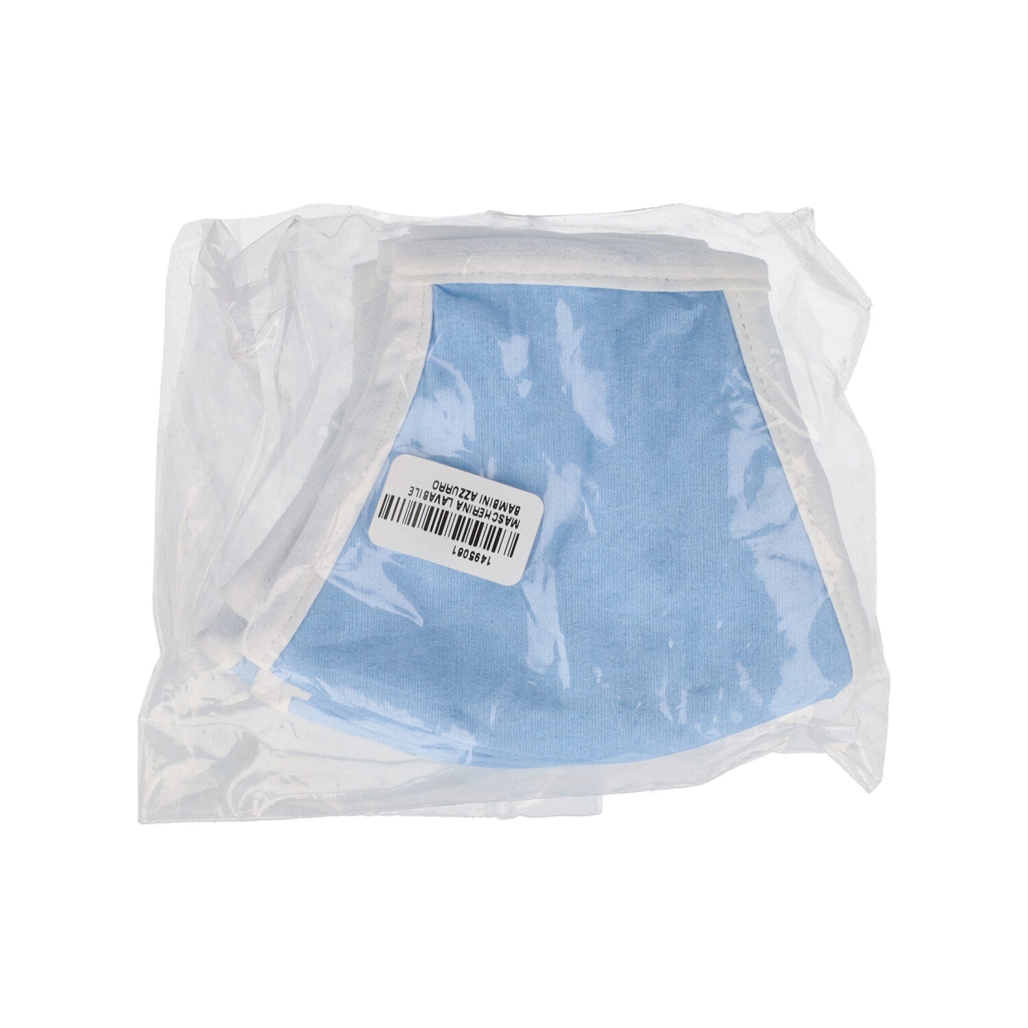 MASCHERINA LAVABILE BAMBINI AZZURRO 5 PEZZI GOLDIT