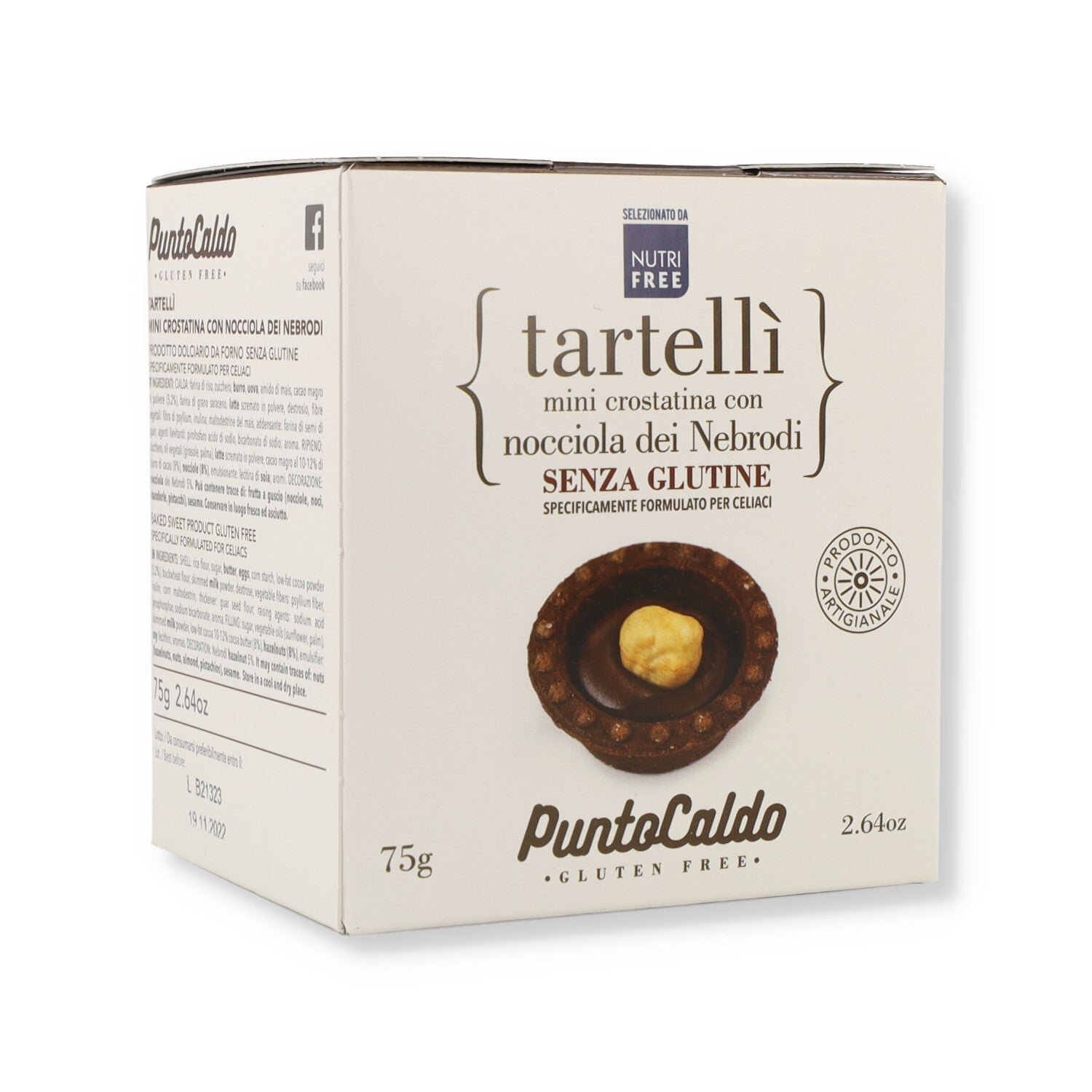 TARTELLI' MINI CROSTATINA NOCCIOLA