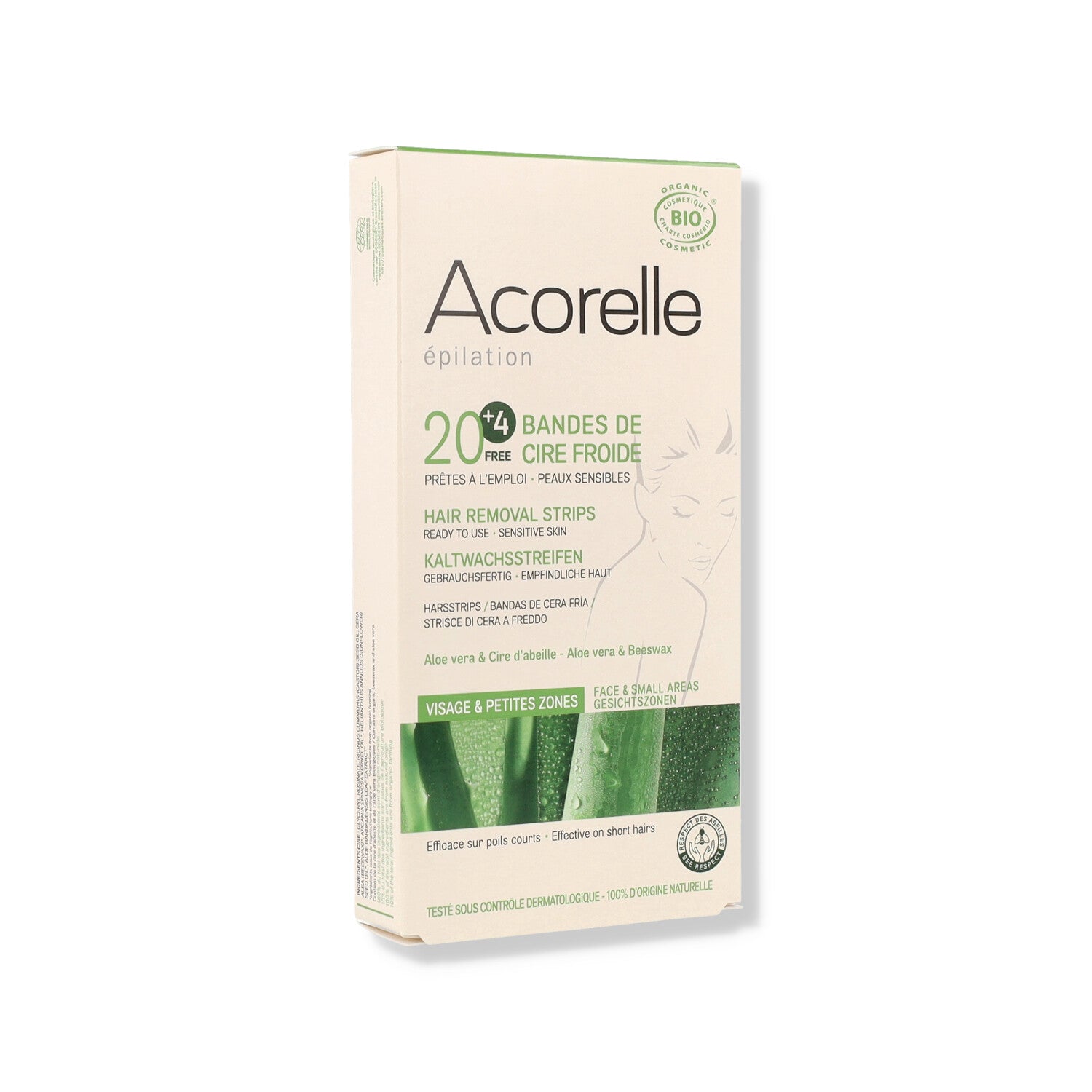 ACORELLE STRISCE CERA FREDDO BIO VISO