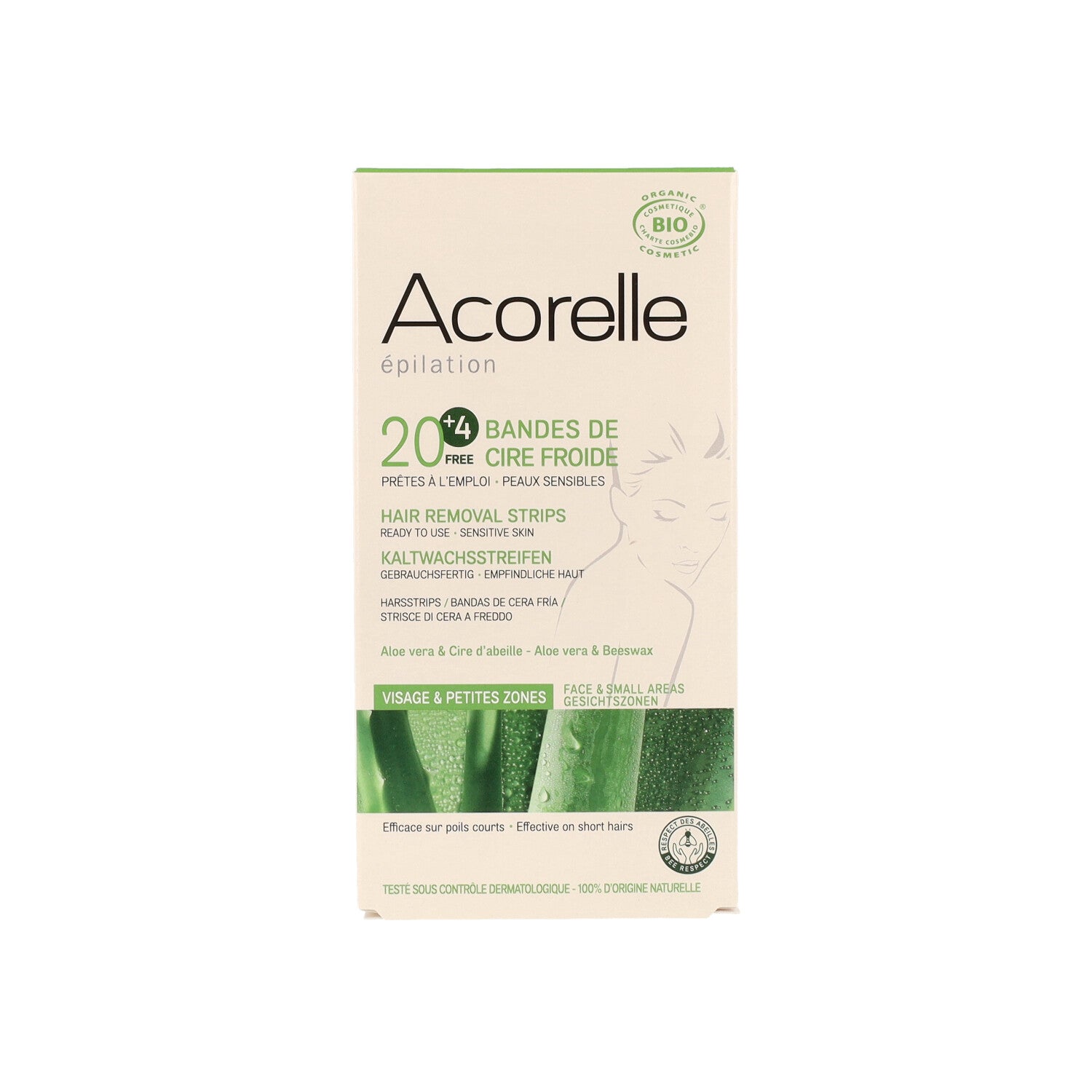 ACORELLE STRISCE CERA FREDDO BIO VISO