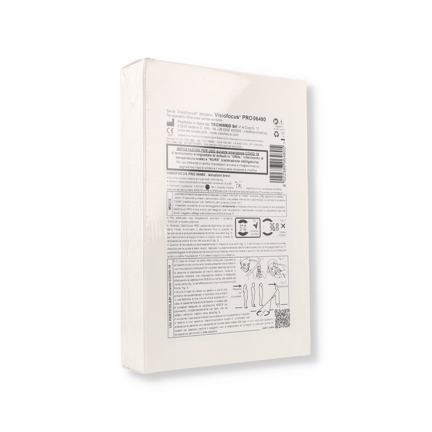 TERMOMETRO VISIOFOCUS PRO 06480 INFRAROSSI SENZA CONTATTO