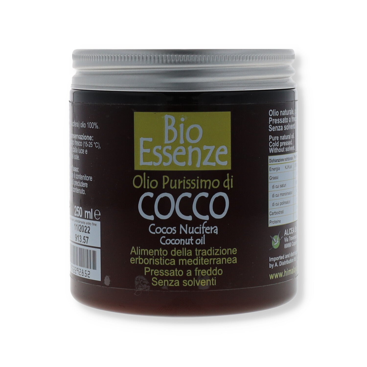 BIO ESSENZE OLIO COCCO 250ML